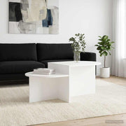 Kava Stol Bijela 100 x 50 x 40 cm Konstruirano drvo