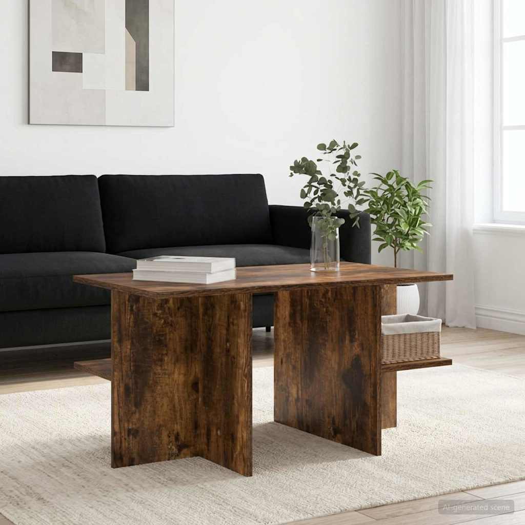 Kava Stol Dimljeni Hrast 87 x 50 x 45 cm Konstrukcijsko drvo