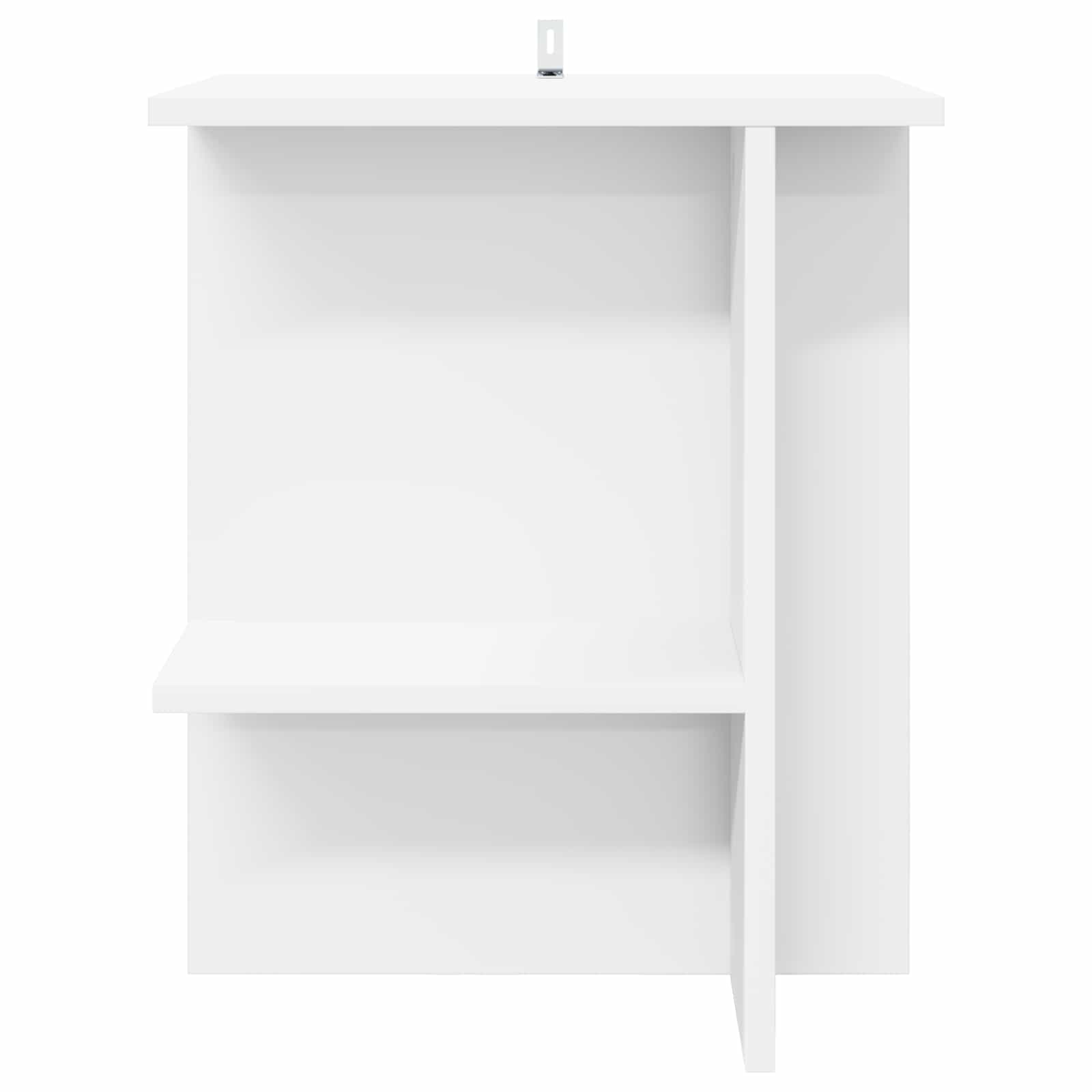 Kava Stol 2 pcs Bijela 40 x 30 x 49 cm Konstruirano drvo