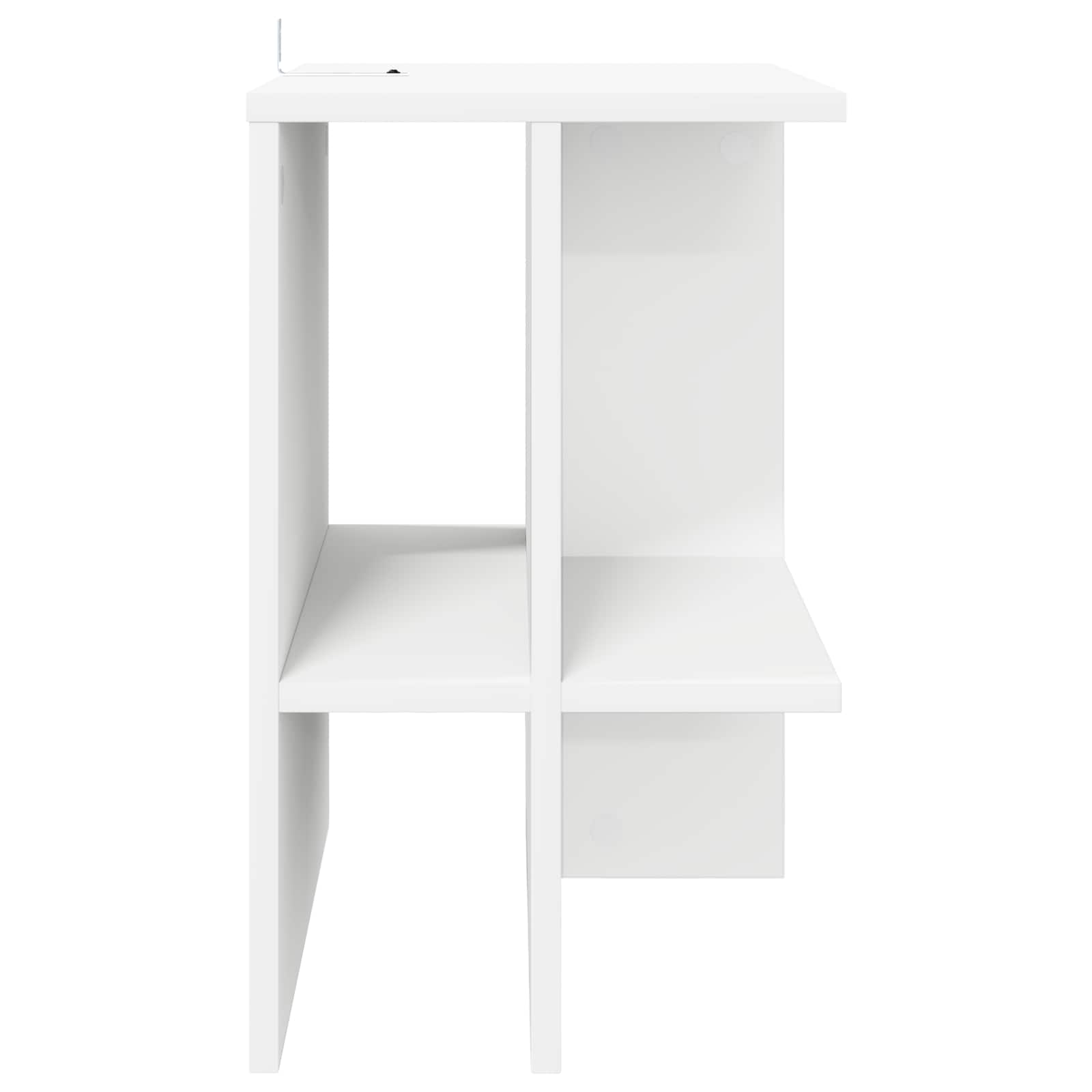 Kava Stol 2 pcs Bijela 40 x 30 x 49 cm Konstruirano drvo