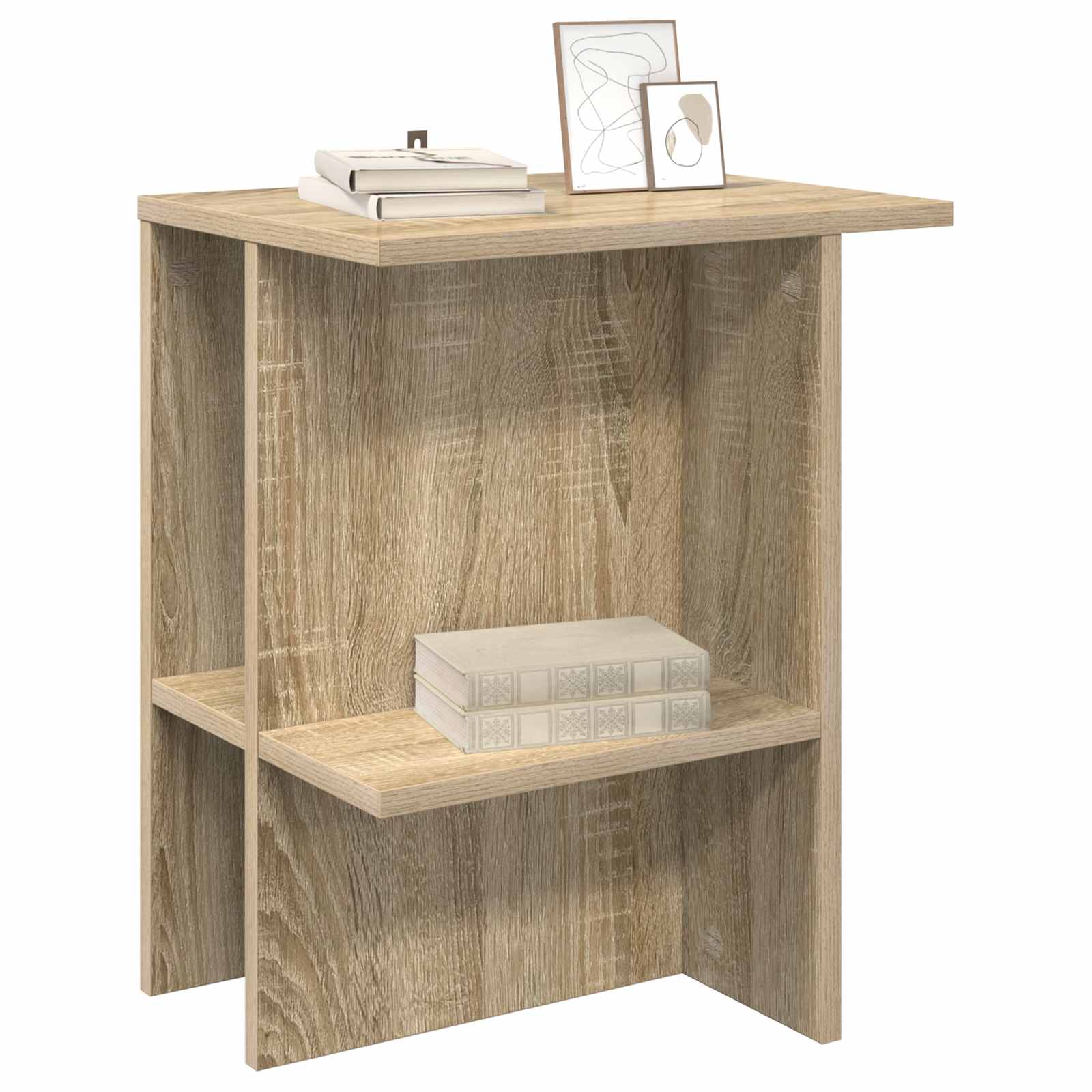Kava Stol Hrast sonoma 40 x 30 x 49 cm Konstruirano drvo