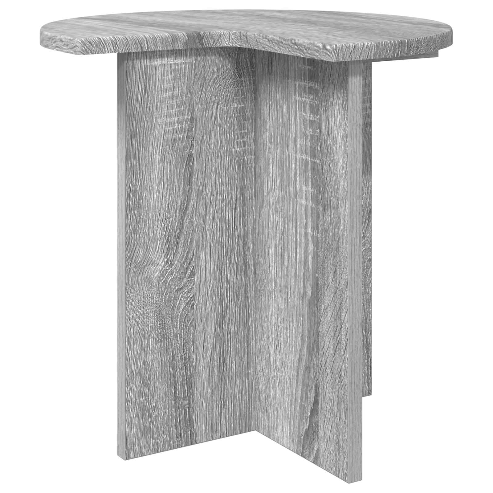 Bocni stol Siva sonoma Ø 39 x 38 cm Konstruirano drvo