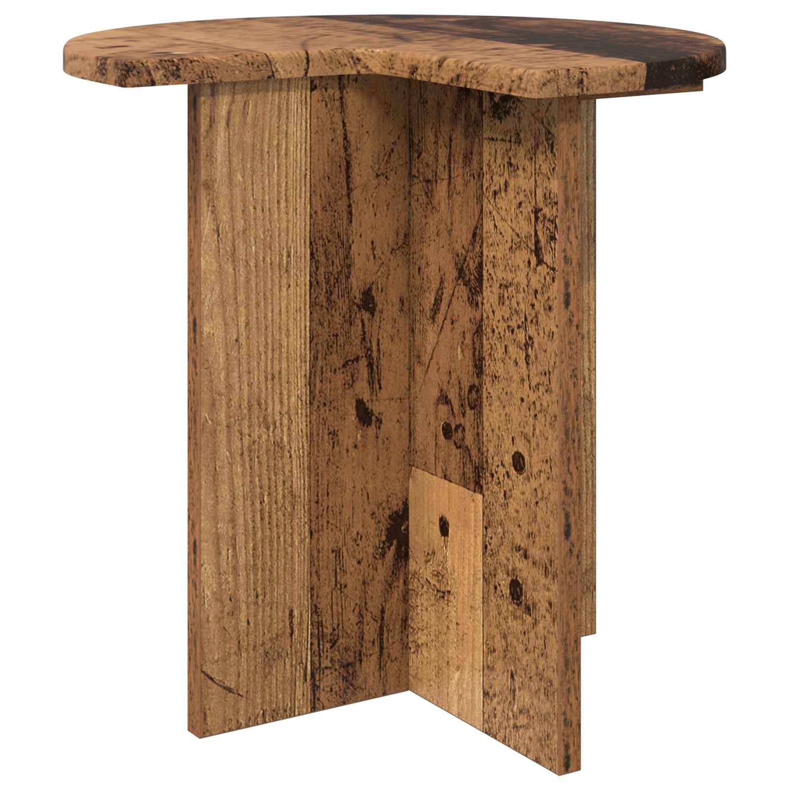 Bocni stol s pohranom Staro drvo Ø 39 x 38 cm Konstruirano drvo