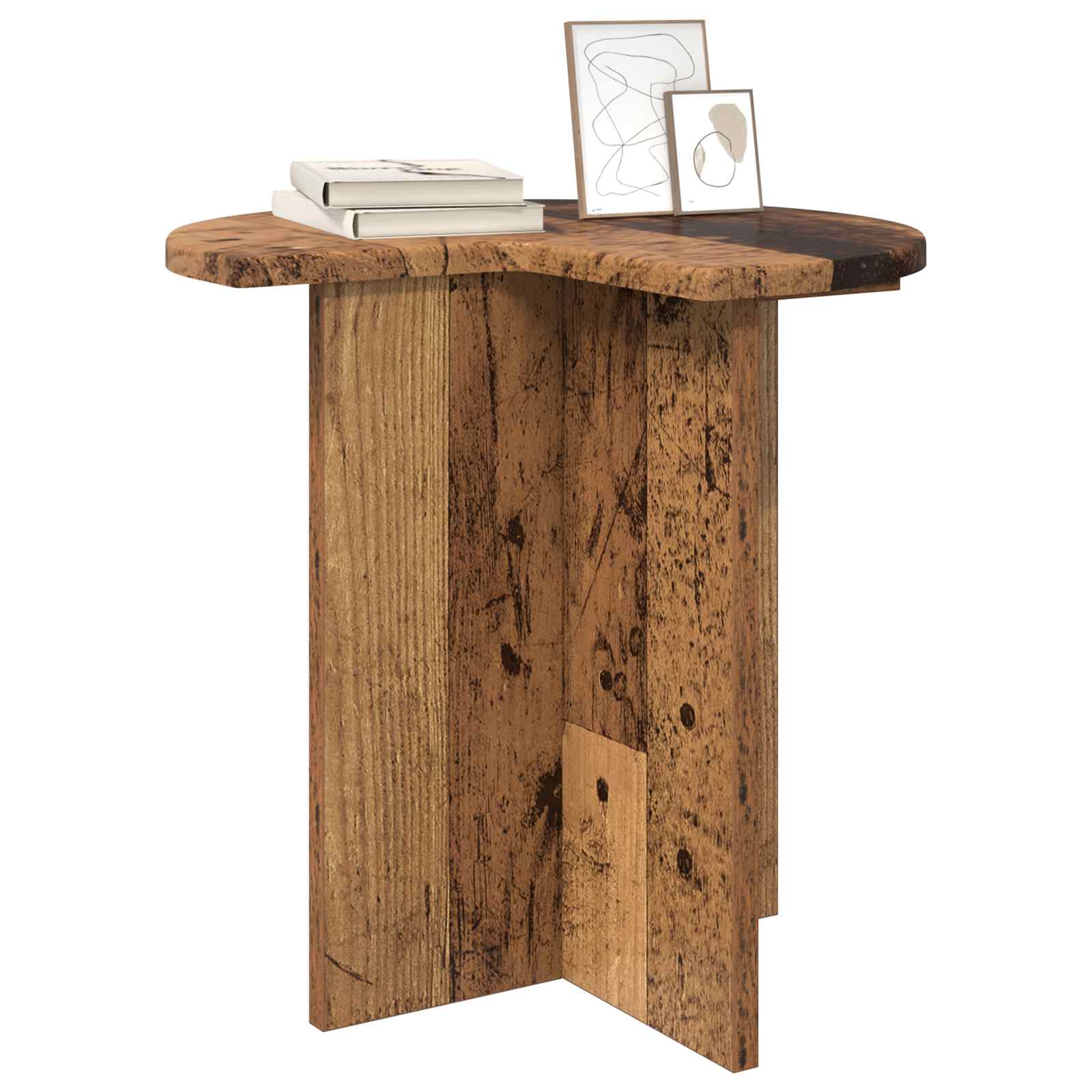 Bocni stol 2 pcs Staro drvo Ø 39 x 38 cm Konstruirano drvo