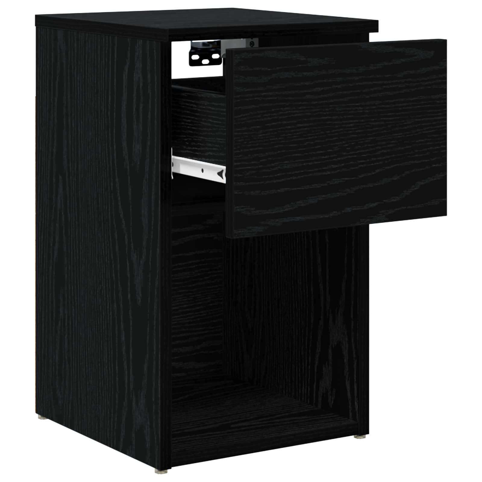 Ormarić za krevet 2 pcs Crni hrast 29 x 31,5 x 49 cm