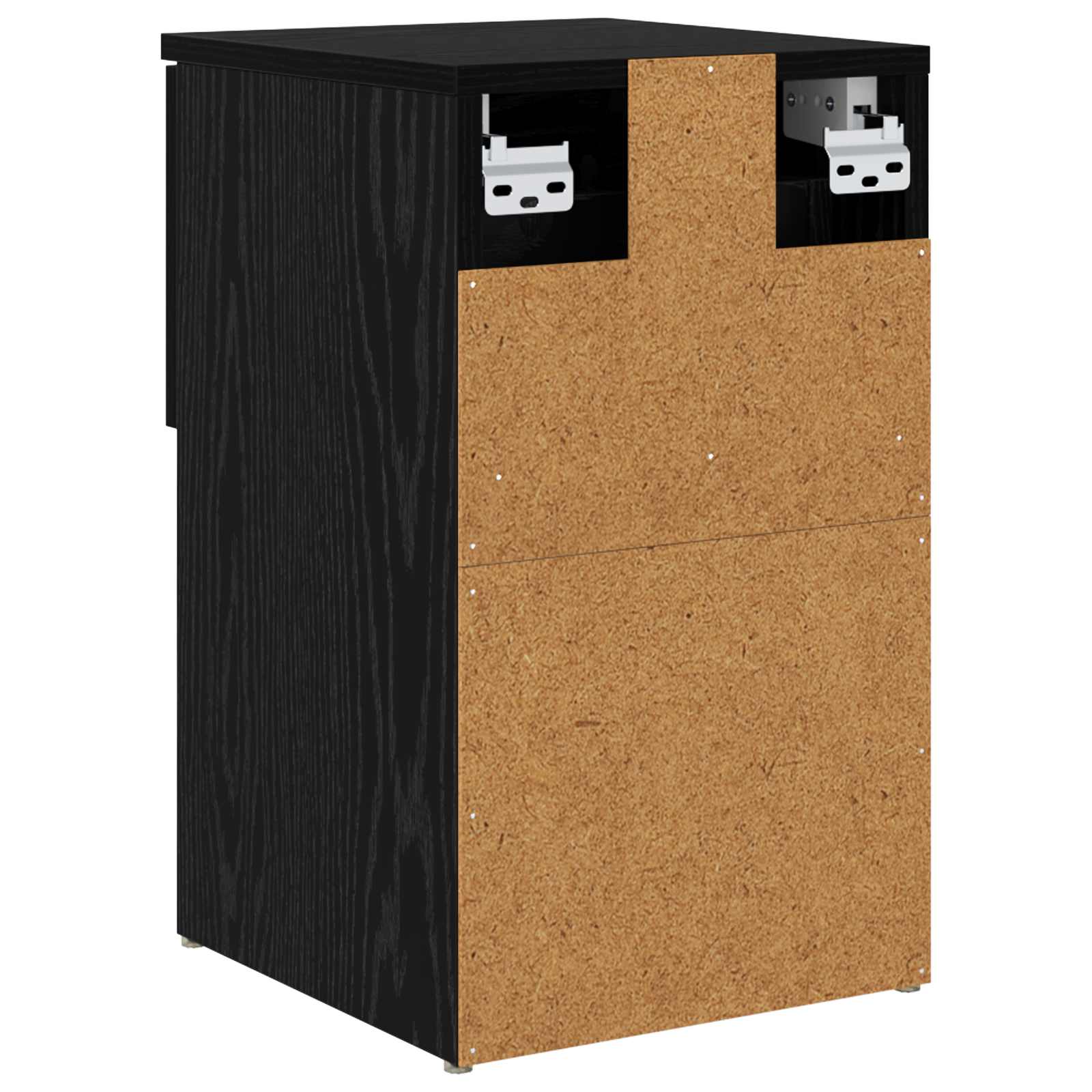 Ormarić za krevet 2 pcs Crni hrast 29 x 31,5 x 49 cm