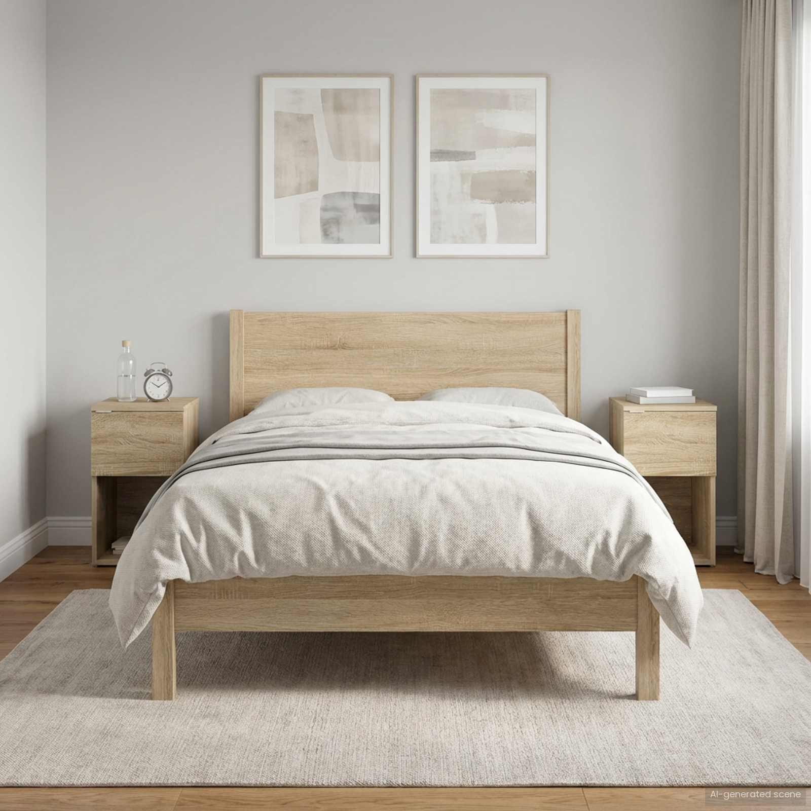 Ormarić za krevet 2 pcs Hrast sonoma 29 x 31,5 x 49 cm