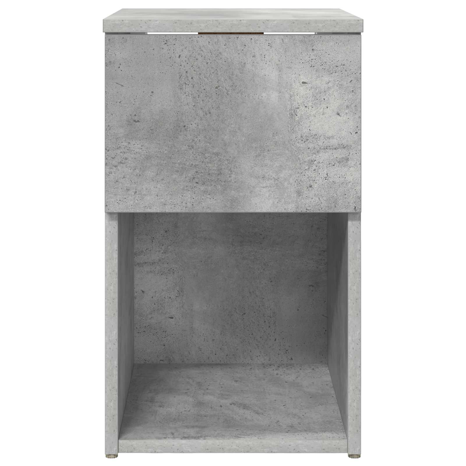 Ormarić za krevet Betonska siva 29 x 31,5 x 49 cm