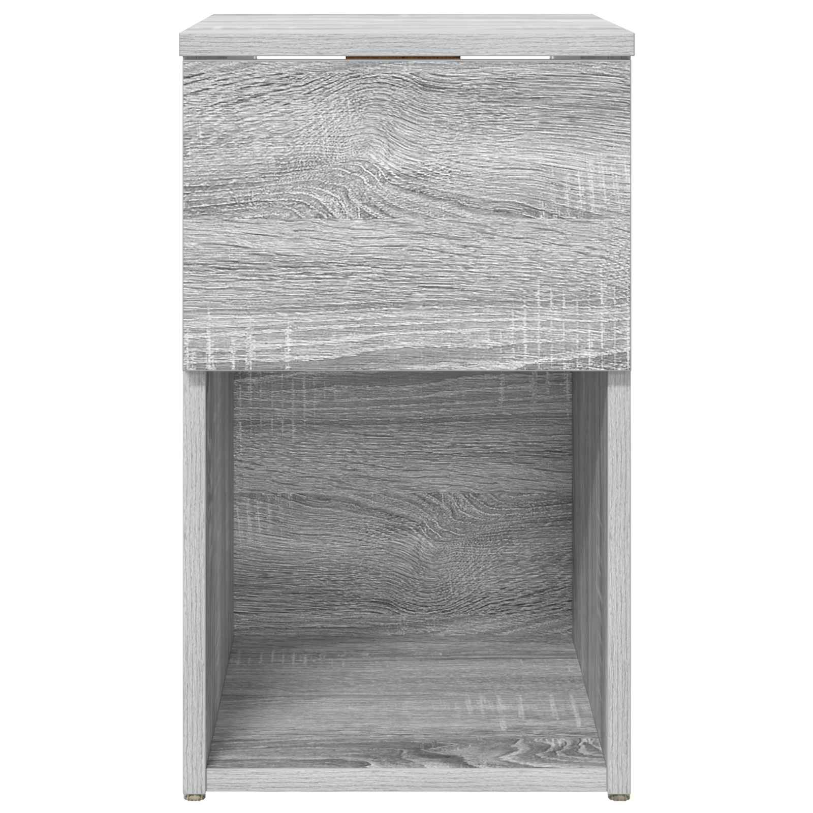 Ormarić za krevet 2 pcs Siva sonoma 29 x 31,5 x 49 cm