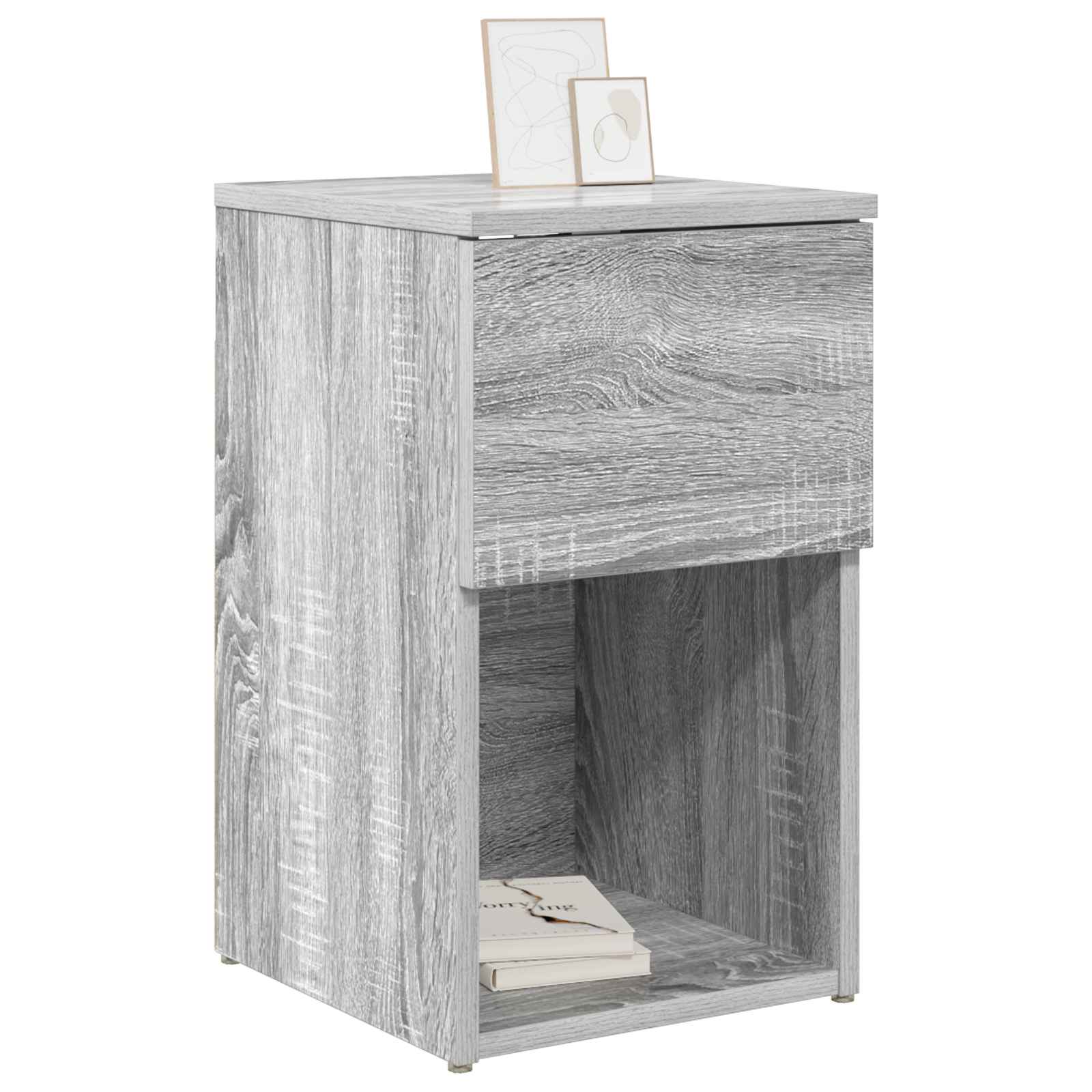 Ormarić za krevet 2 pcs Siva sonoma 29 x 31,5 x 49 cm
