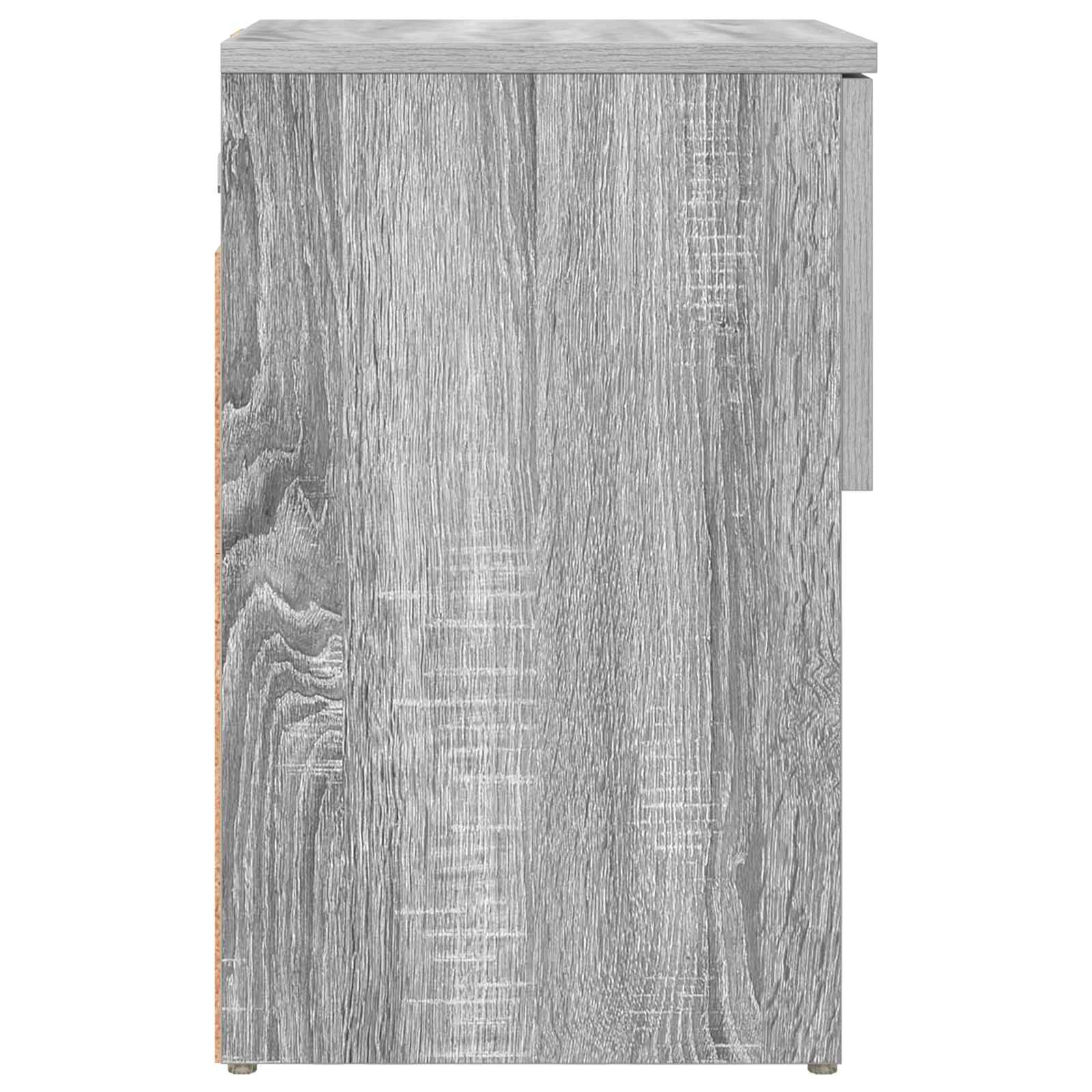 Ormarić za krevet 2 pcs Siva sonoma 29 x 31,5 x 49 cm