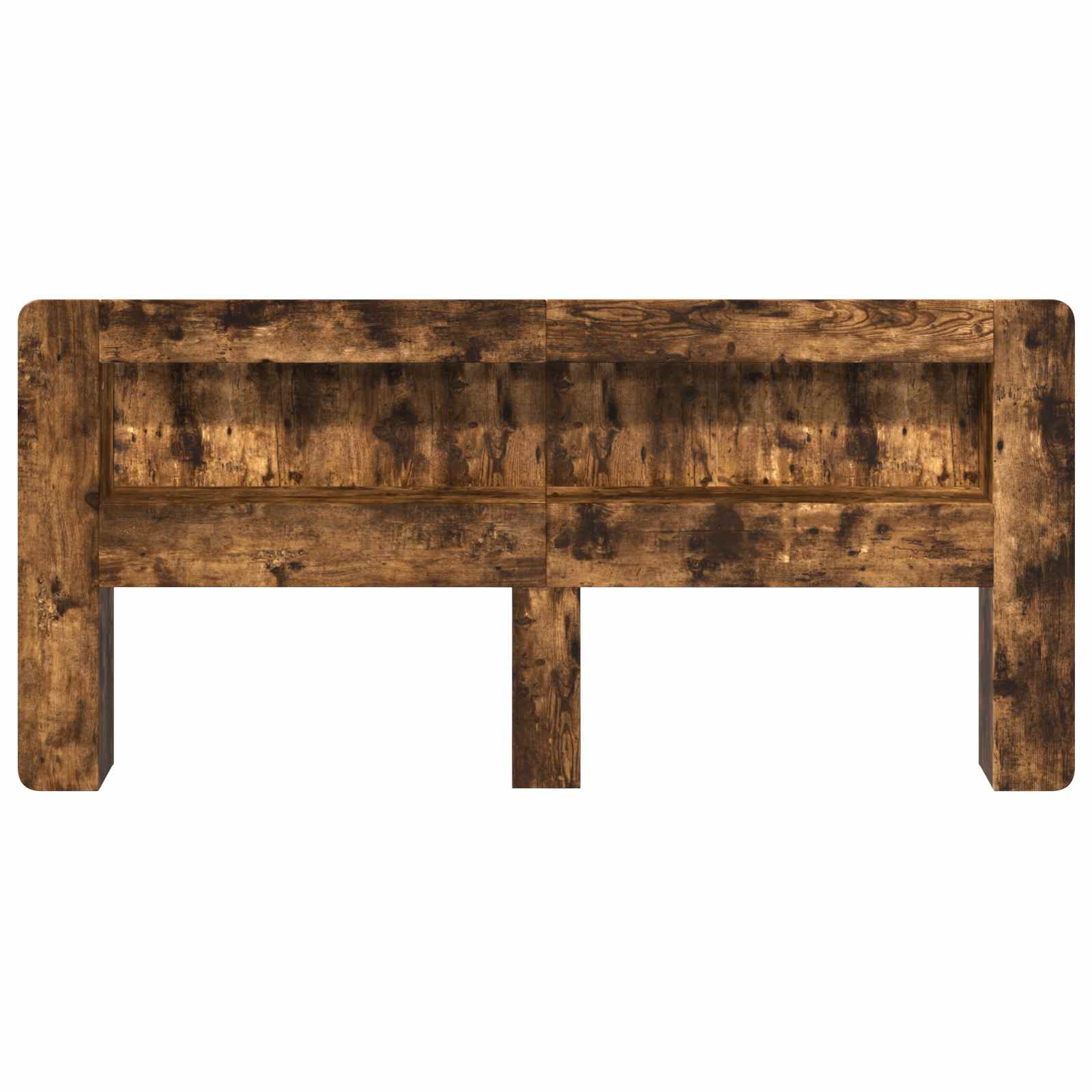 Glava kreveta s ormarićem Dimljeni Hrast 215 x 18,5 x 100 cm
