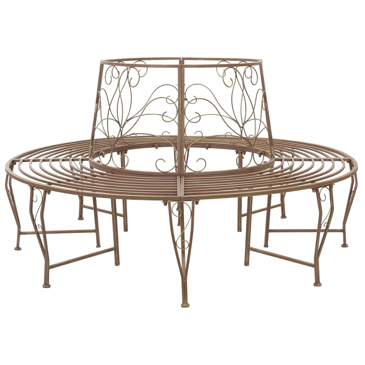 Klupa pod drvetom 8-Broj sjedala Ø 160 x 89 cm Čelik