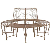 Klupa pod drvetom 8-Broj sjedala Ø 160 x 89 cm Čelik