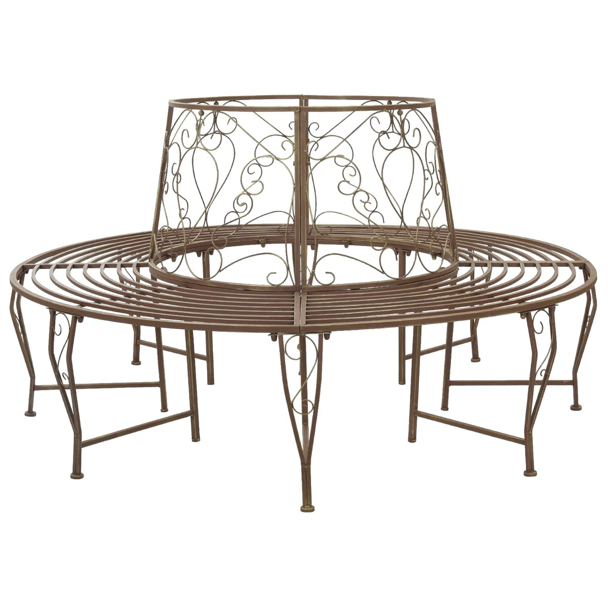 Klupa pod drvetom 8-Broj sjedala Ø 160 x 89 cm Čelik