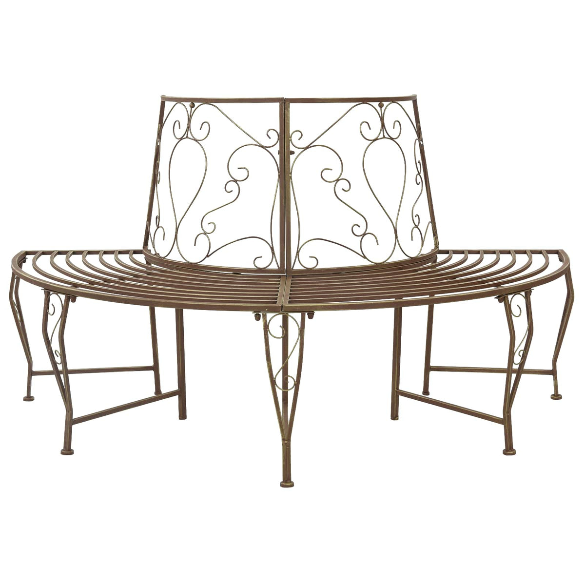 Klupa pod drvetom 4-Broj sjedala 160 x 80 x 89 cm Čelik