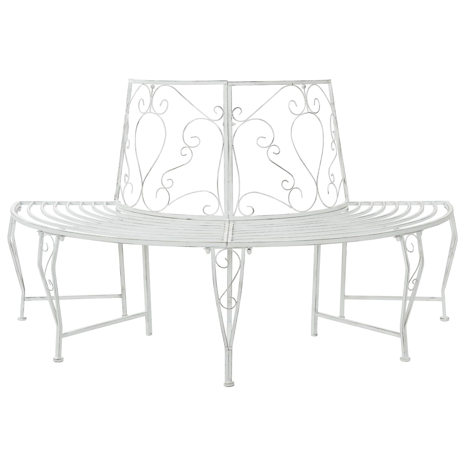 Klupa pod drvetom 4-Broj sjedala 160 x 80 x 89 cm Čelik