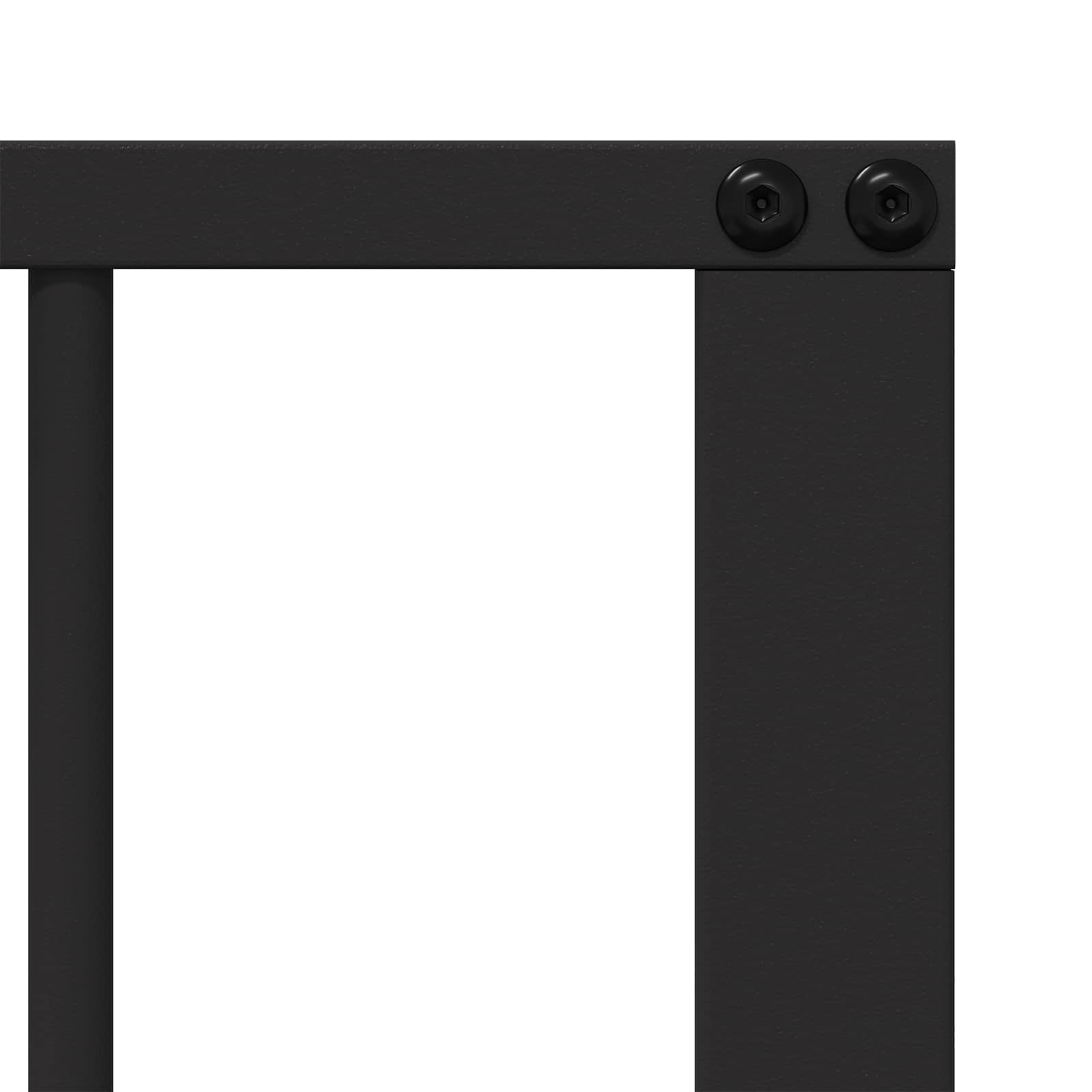Vrata za pse 2 pcs Crna 100 x 60 cm Cinkani čelik