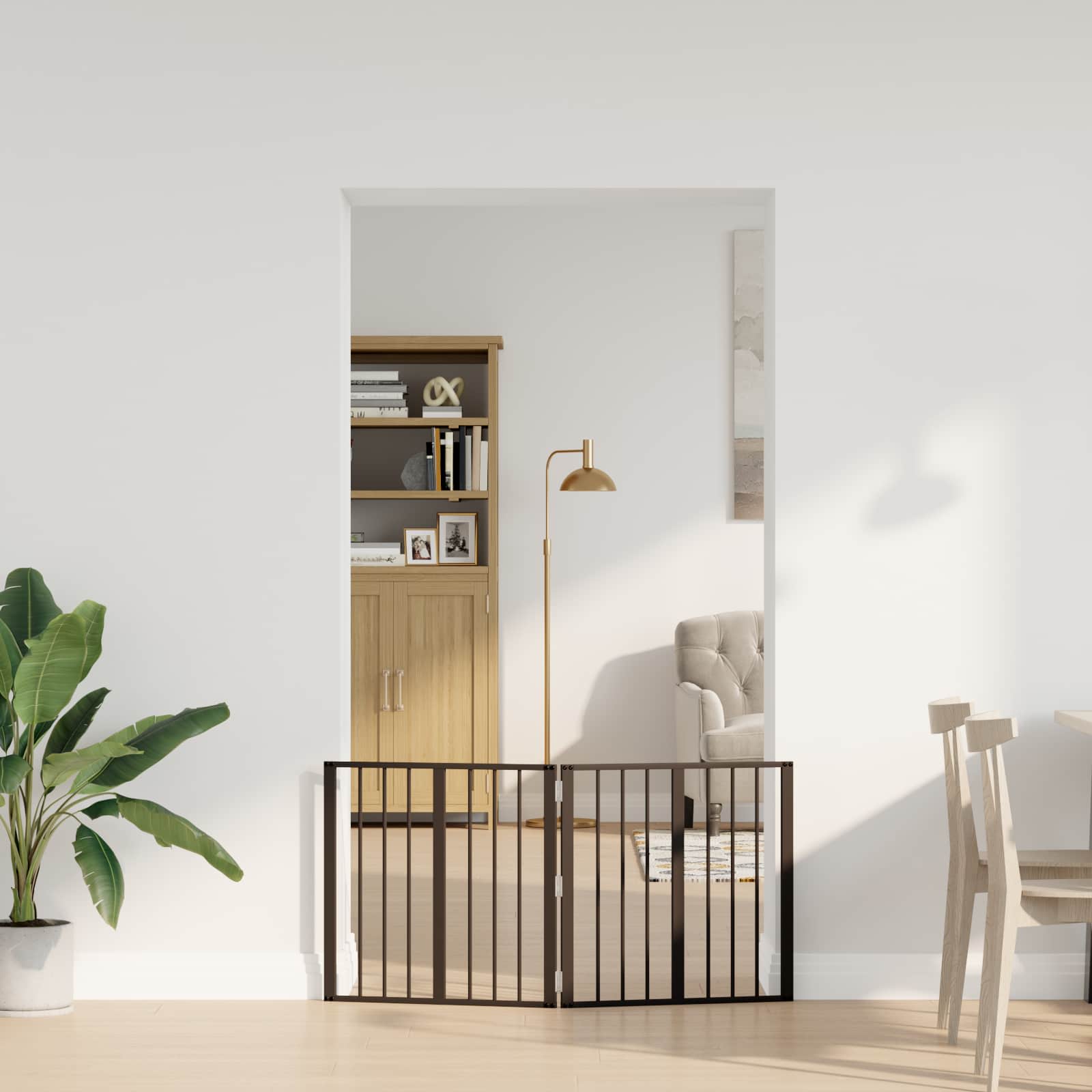 Vrata za pse 2 pcs Crna 60 x 60 cm Cinkani čelik