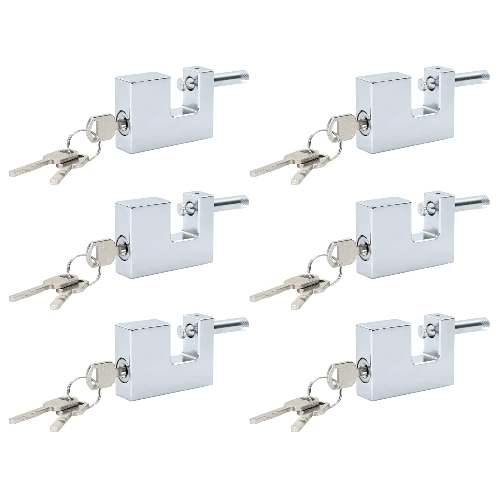 Lokot 6 pcs Srebrno Čelik