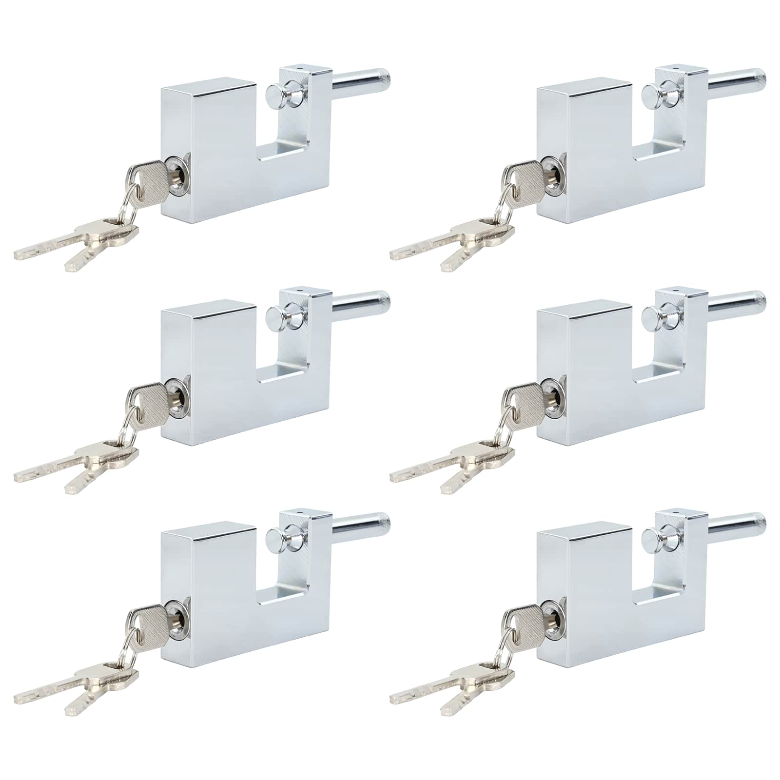 Lokot 6 pcs Srebrno Čelik