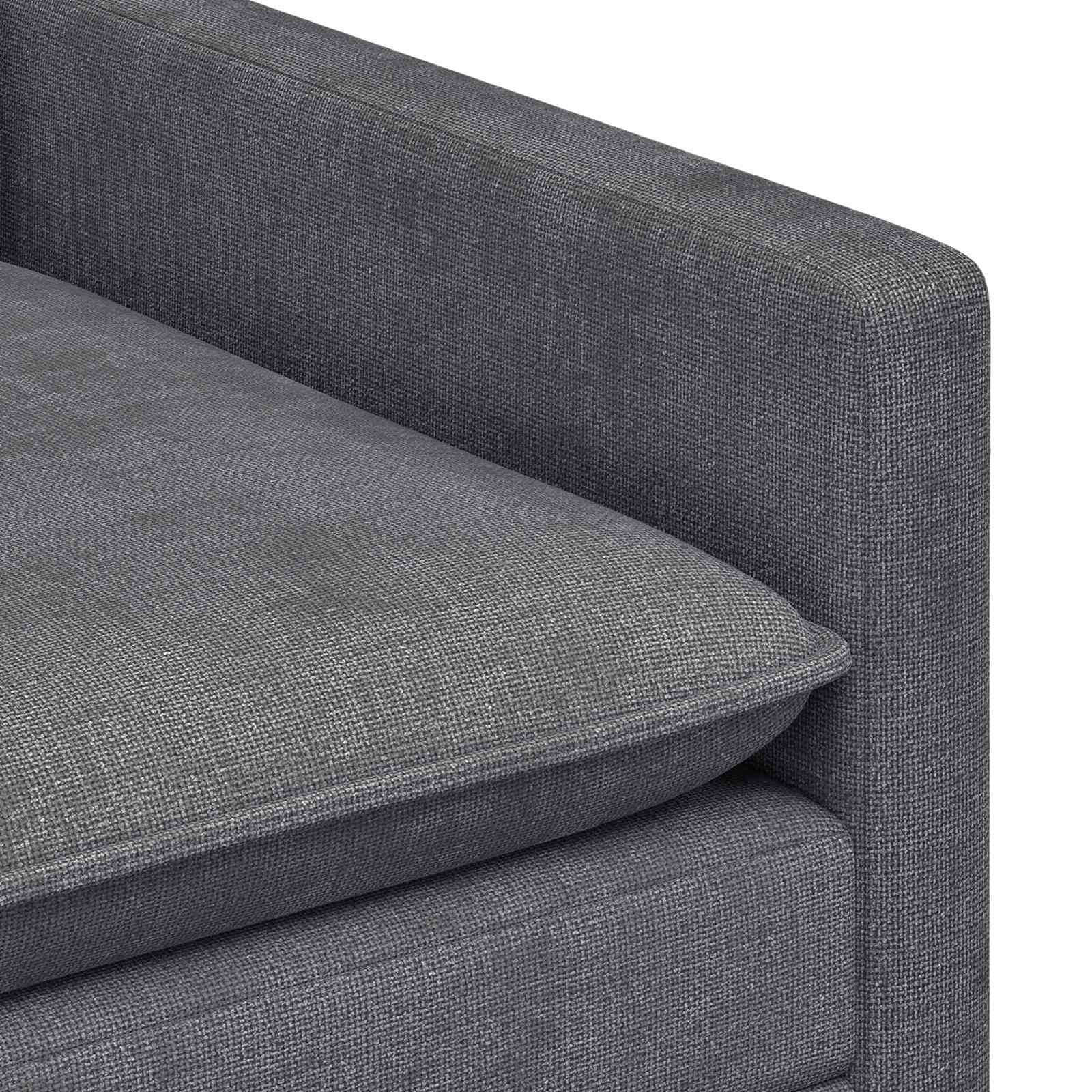 Set sofe 2 pcs Tamnosiva Poliester