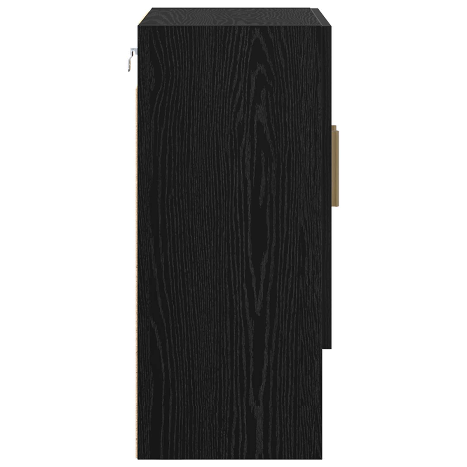 Ormar za Zid Zidne Crni hrast 60 x 31 x 70 cm Konstruirano drvo