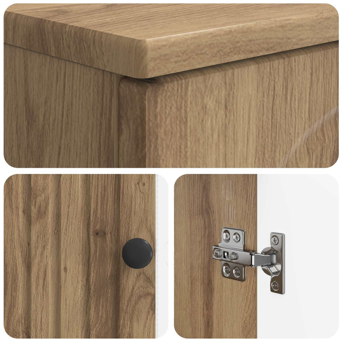 Set za kupaonicu od 3 dijela ALKMAAR Hrast artisan