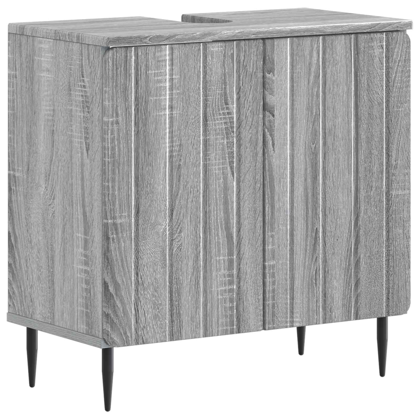 Set kupaonskih ormara od 2 dijela ZWOLLE Siva Sonoma