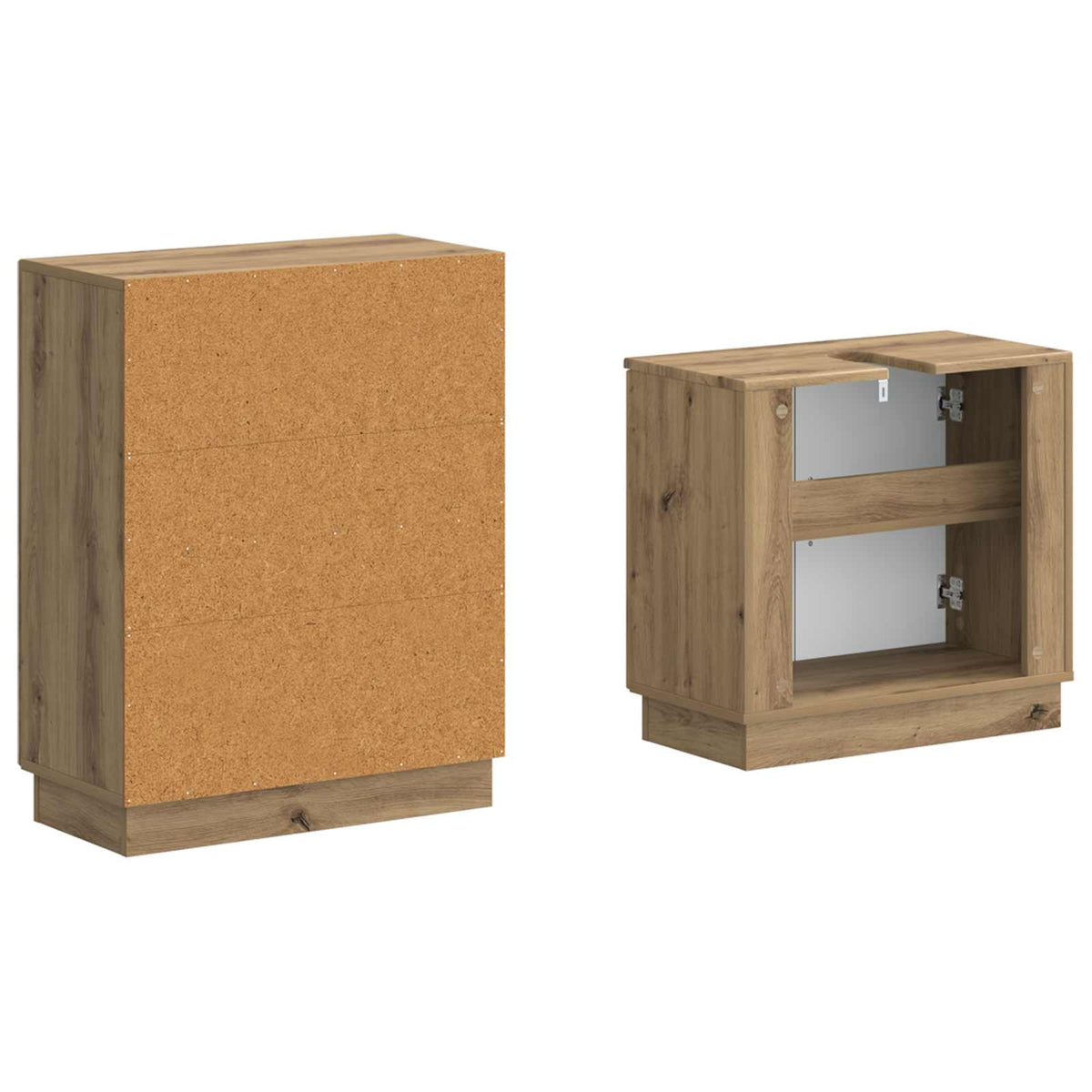 Set kupaonskih ormara od 2 dijela HOORN Hrast artisan
