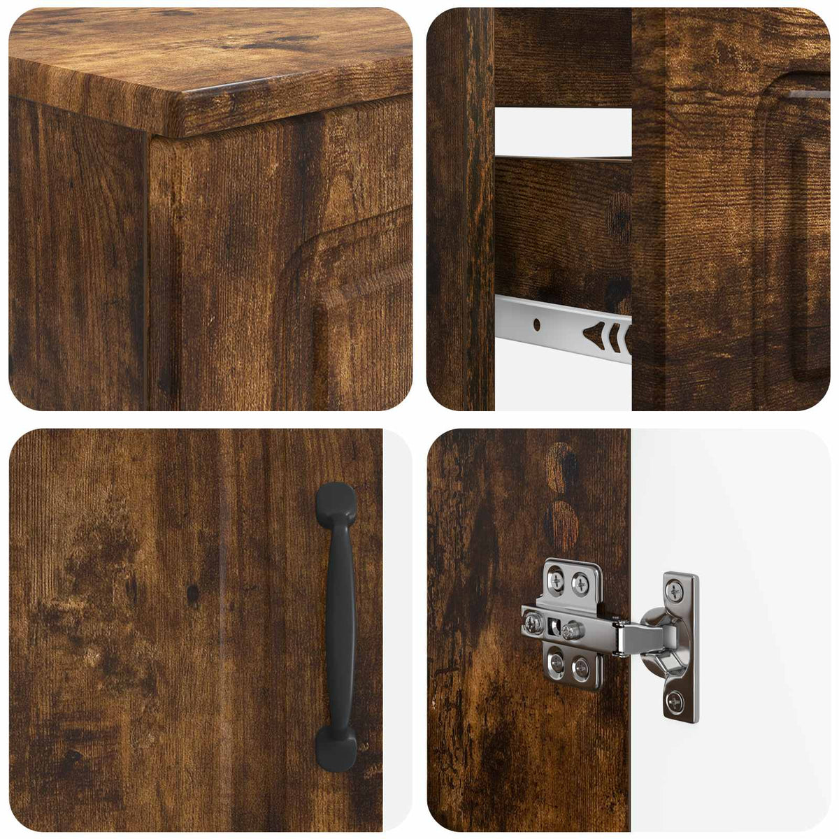 Set za kupaonicu od 3 dijela UTRECHT Dimljeni hrast