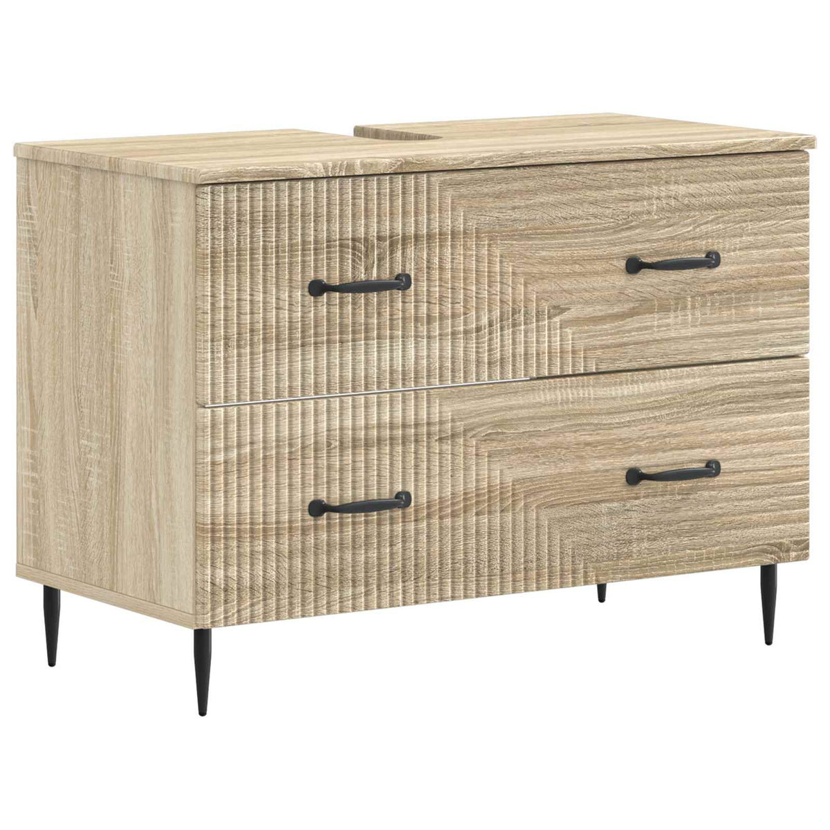 Set kupaonskih ormara od 4 dijela HAARLEM Hrast sonoma