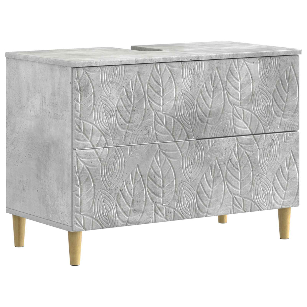 Set kupaonskih ormara od 4 dijela DELFT Betonska siva