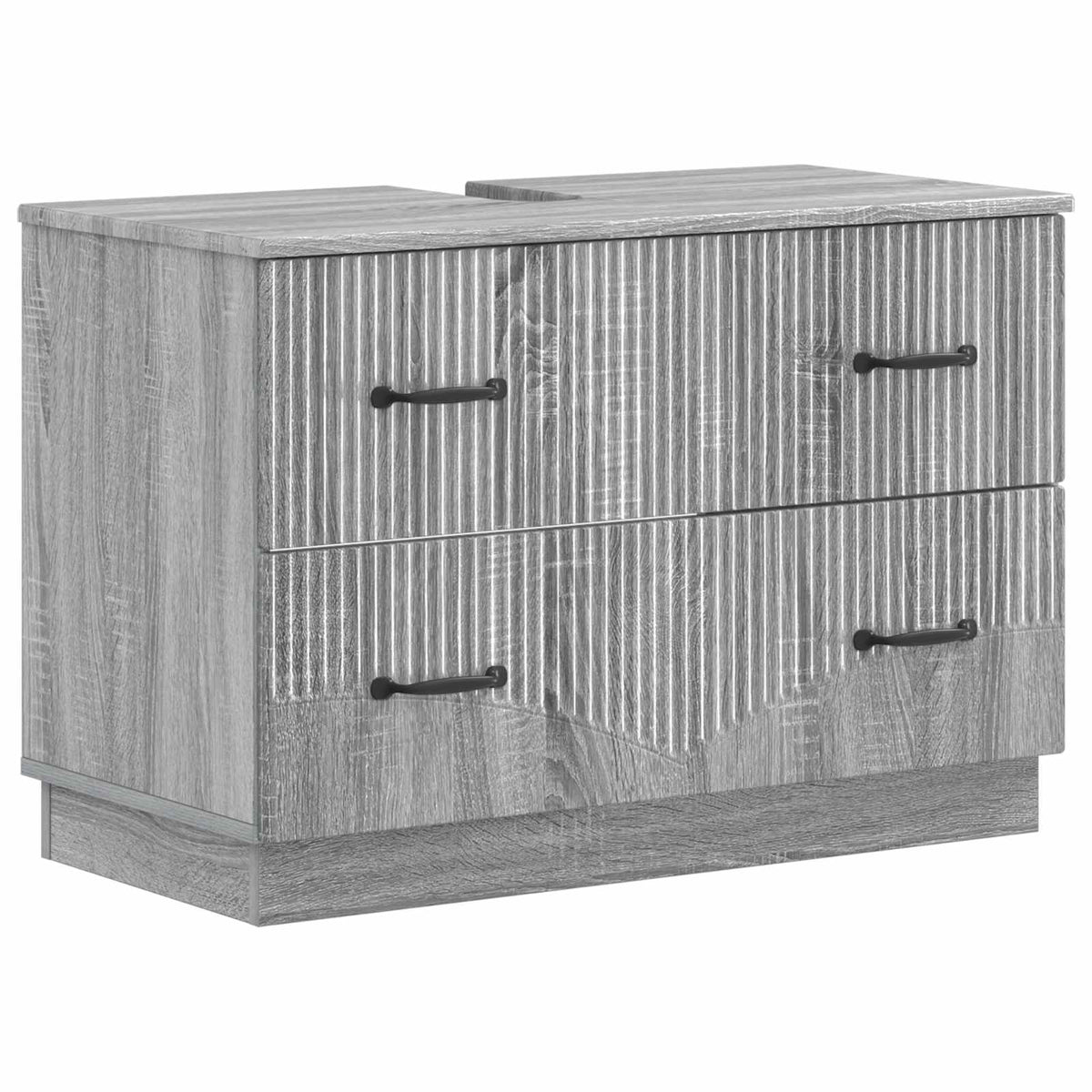 Set kupaonskih ormara od 4 dijela HOORN Siva Sonoma
