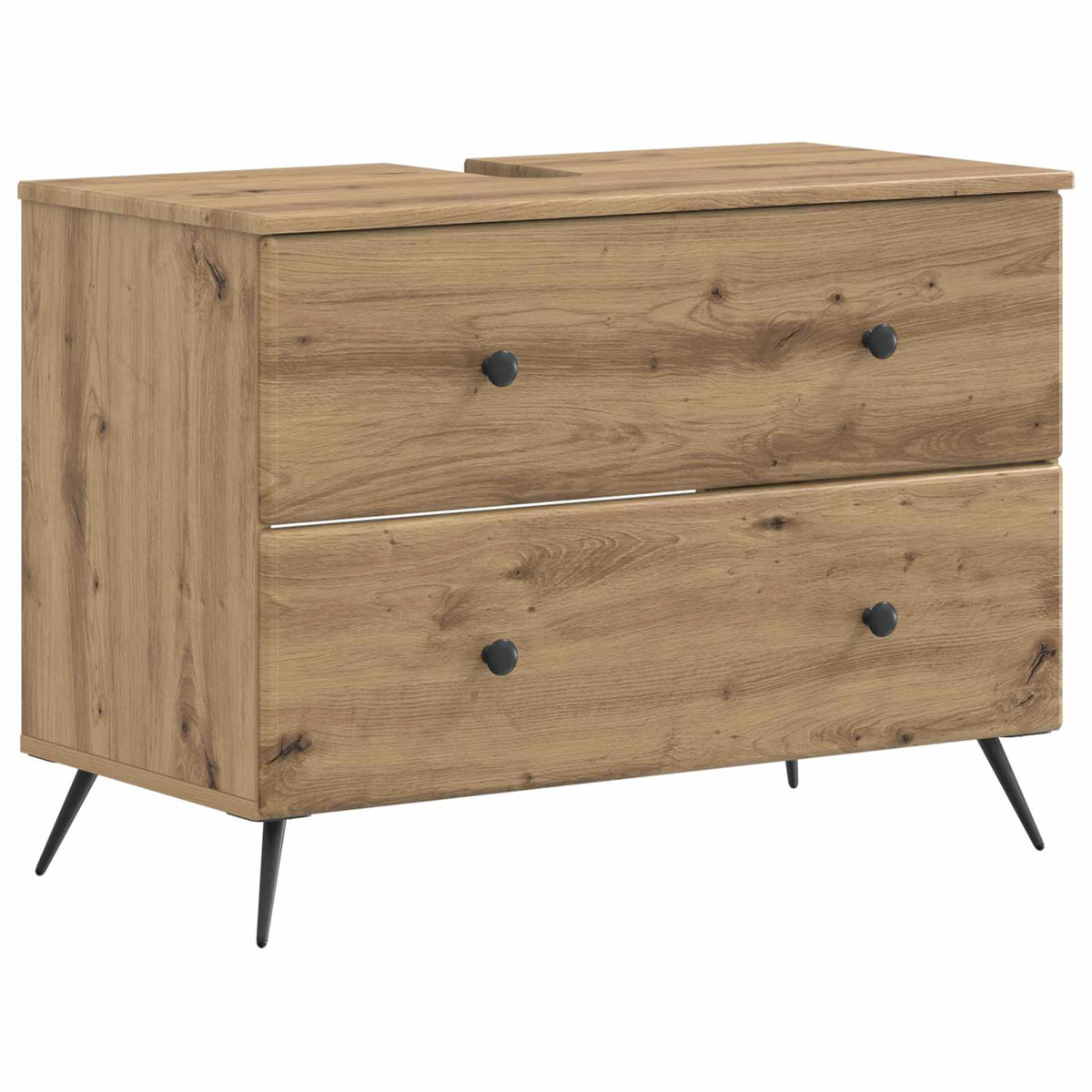 Set kupaonskih ormara od 4 dijela BREDA Hrast artisan