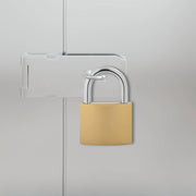U zaključavanje s ključevima Mjed 6 x 2 x 9,1 cm Željezo