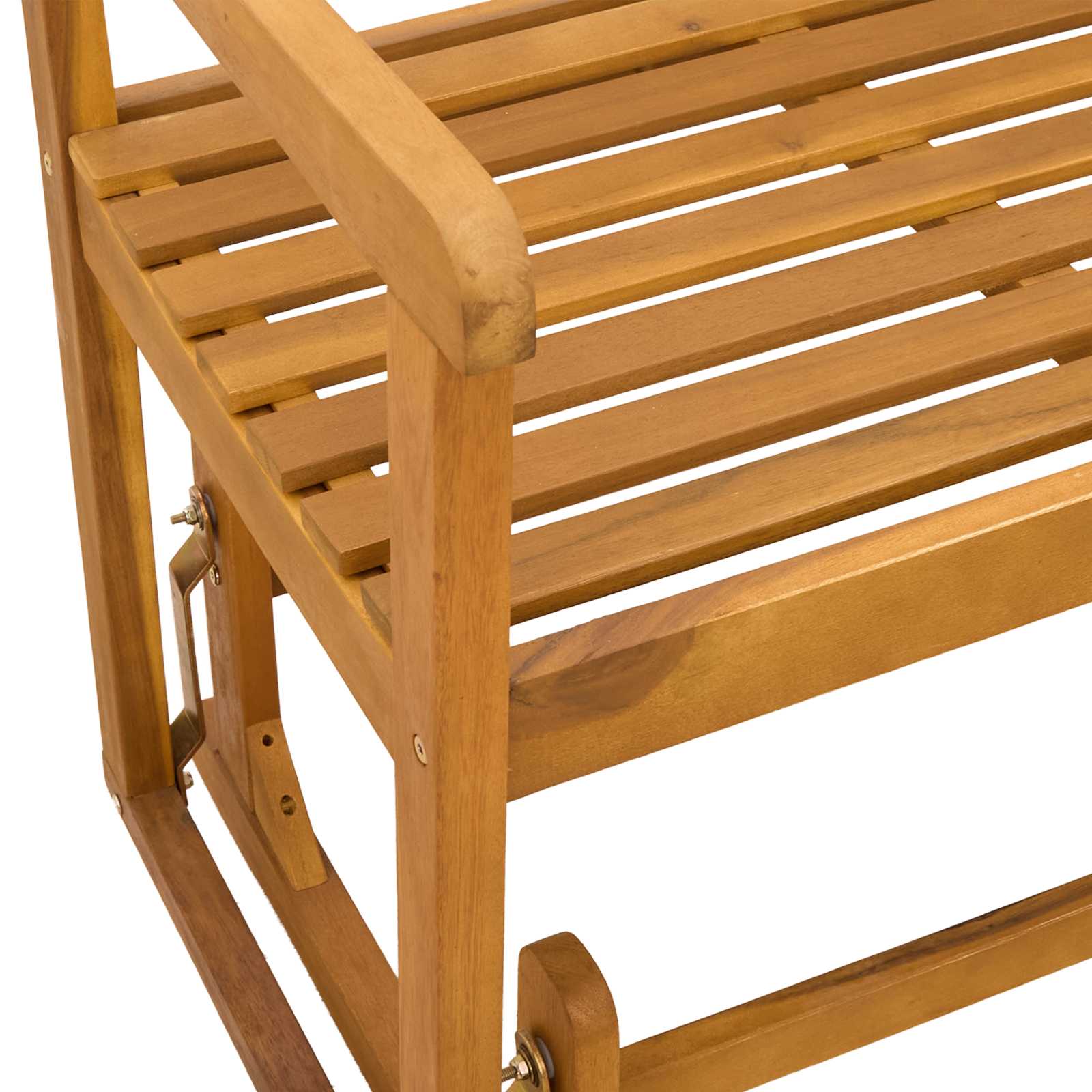 Vrtna Ležaljka Prirodna 110 x 59 x 97 cm Čvrsto drvo akacije