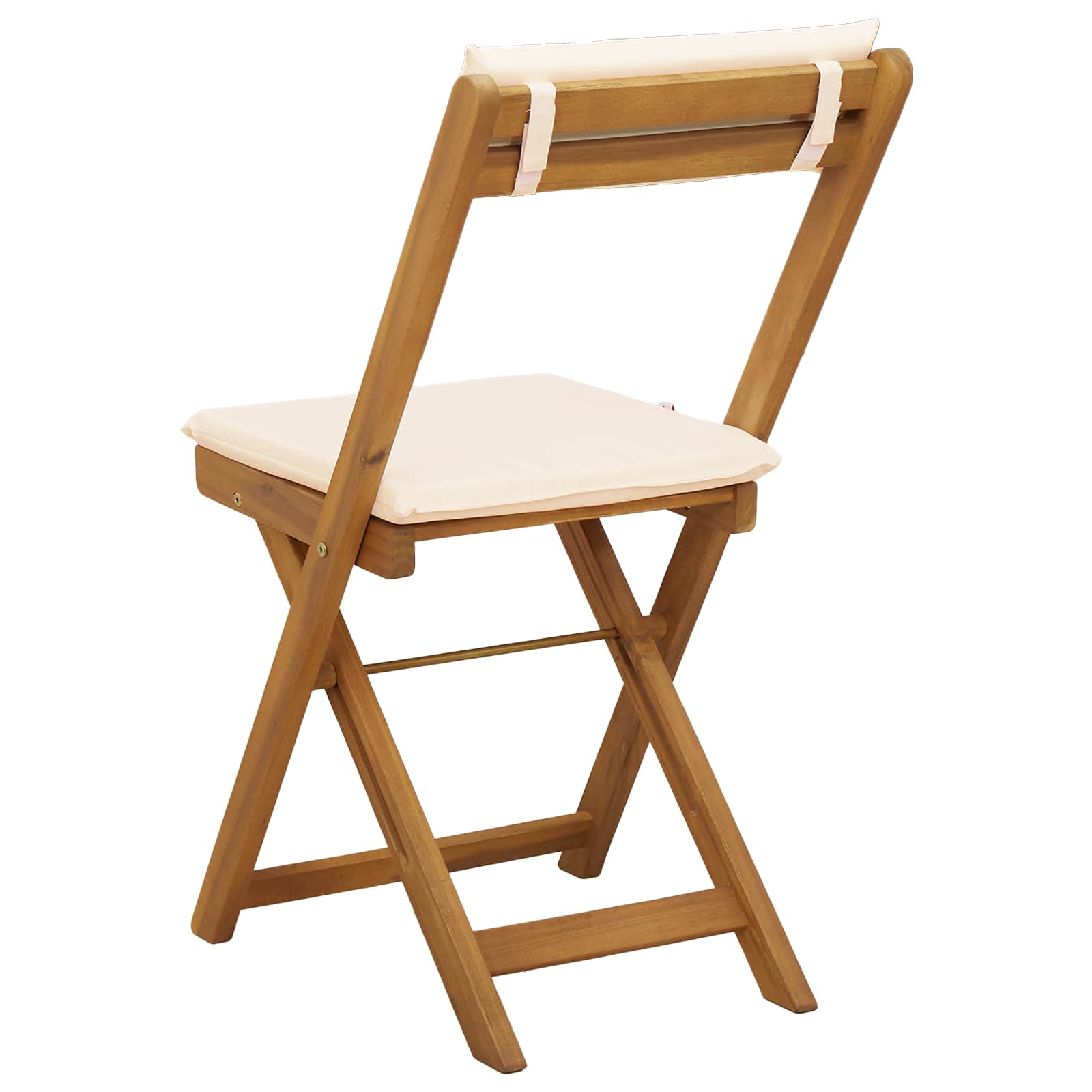 Vanjske bistro stolice 2 pcs Krem bijela 40 x 53 x 80 cm