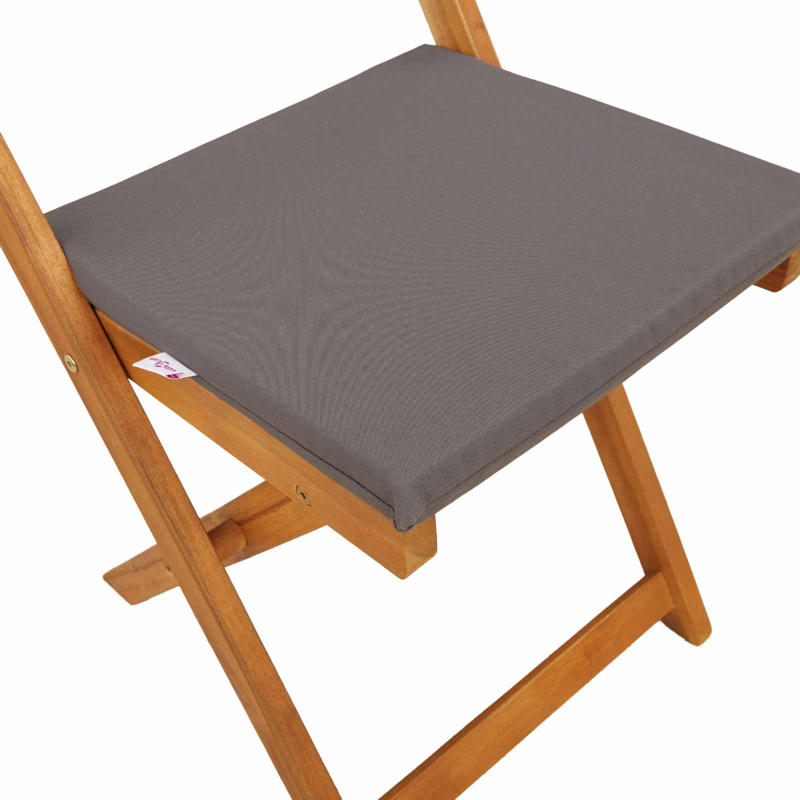 Vanjske bistro stolice 2 pcs Tamno siva 40 x 53 x 80 cm