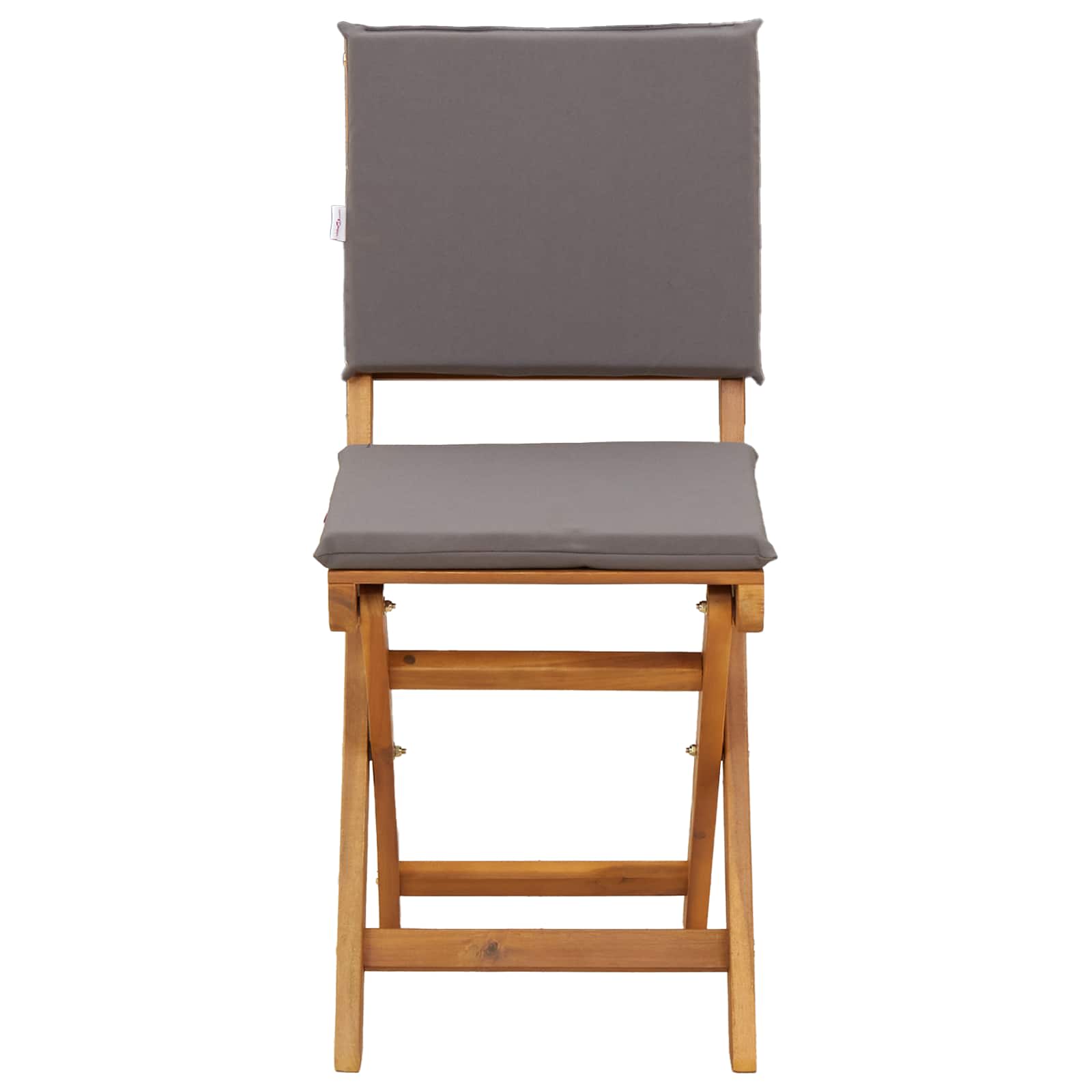 Vanjske bistro stolice 2 pcs Tamnosiva 38 x 46 x 85 cm
