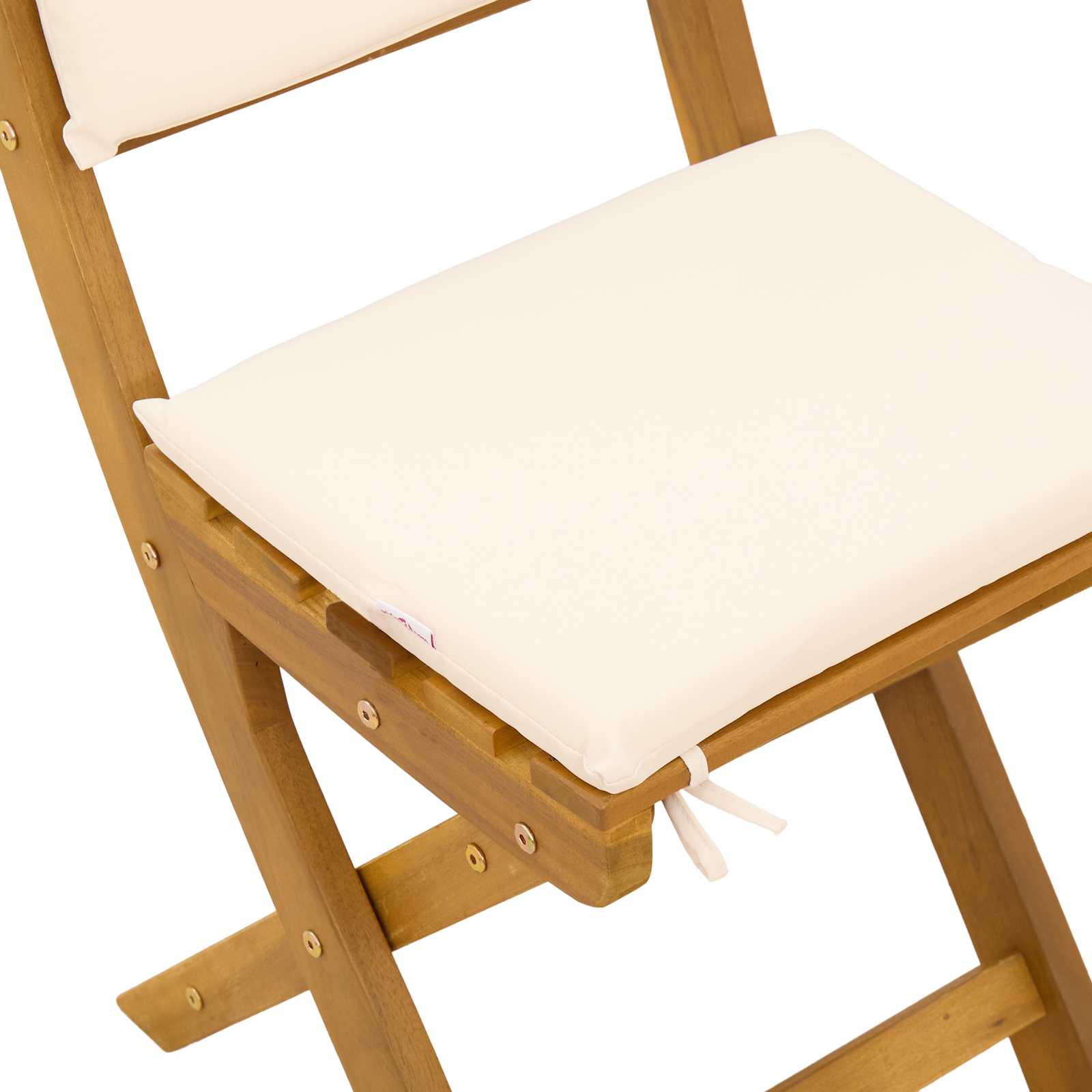 Vanjske bistro stolice 4 pcs Krem bijela 38 x 46 x 85 cm