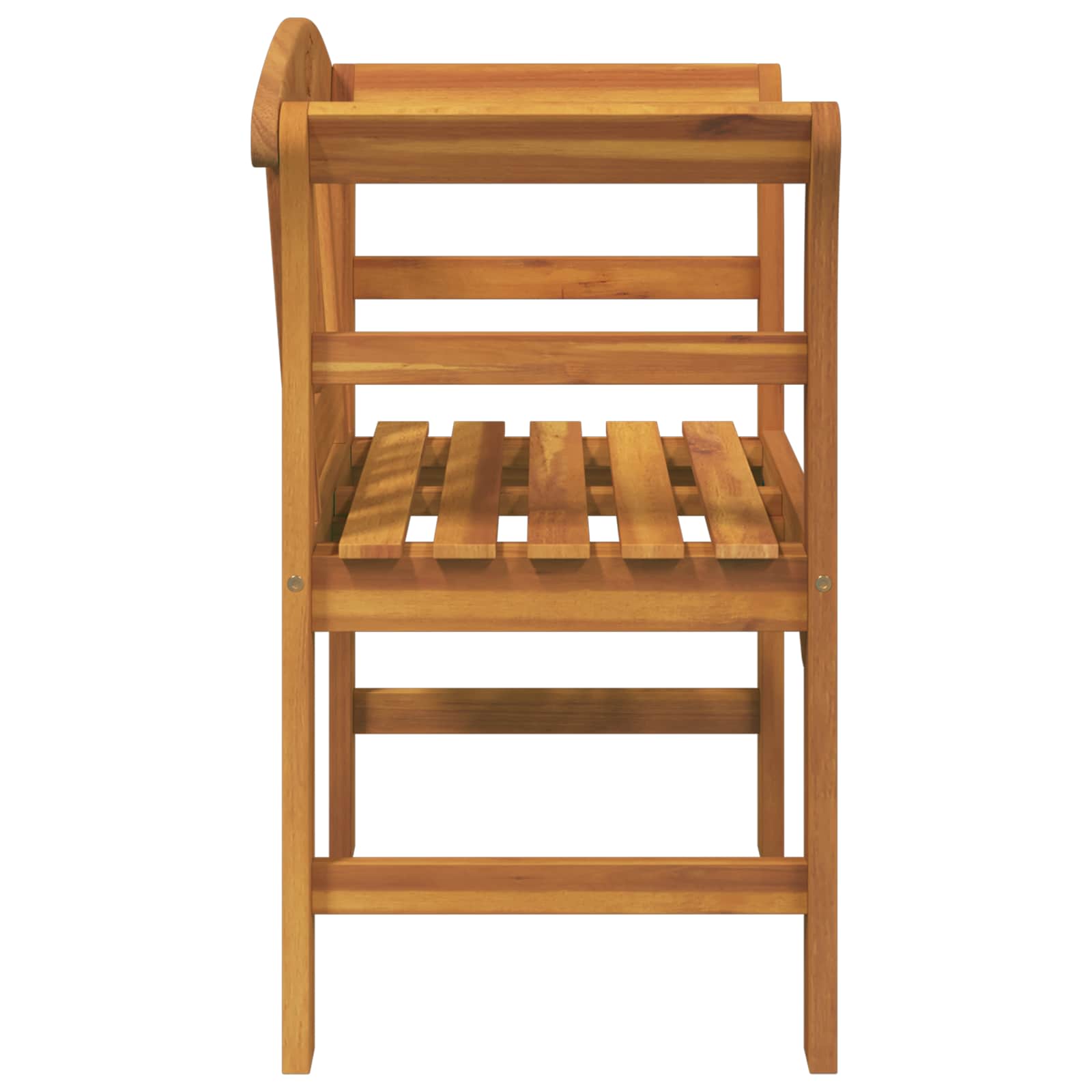 Klupa s ružama Prirodna 68,5 x 46 x 82,5 cm Čvrsto drvo akacije