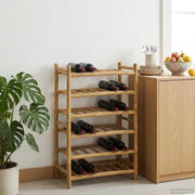 Stalak za vino Prirodna 57 x 29,5 x 72 cm Bambus