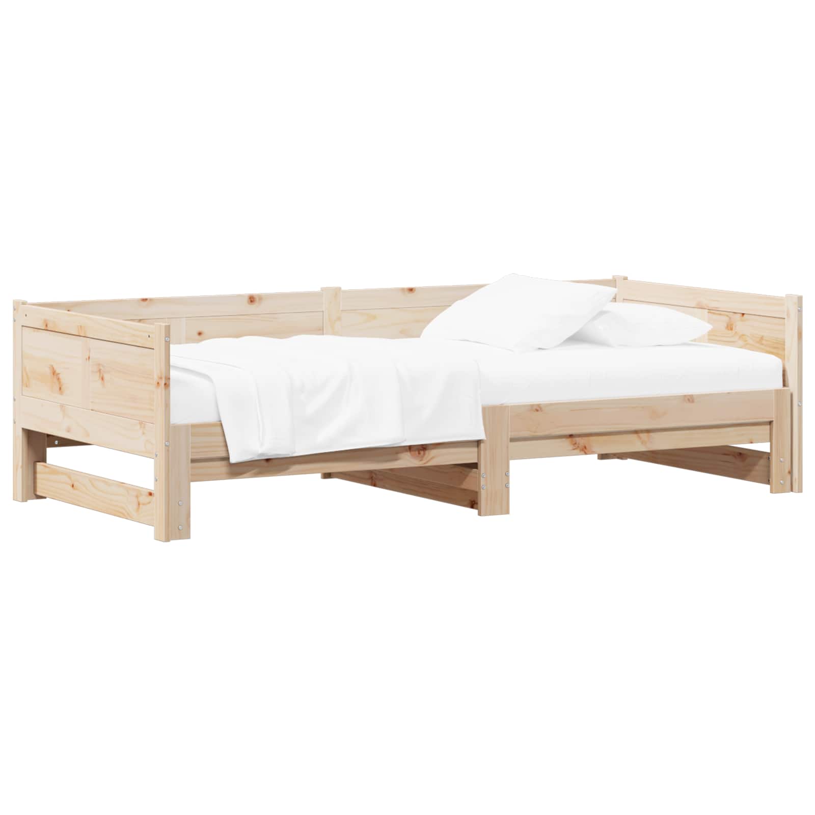 Krevet za povlačenje za dan Prirodna 180 x 200 cm
