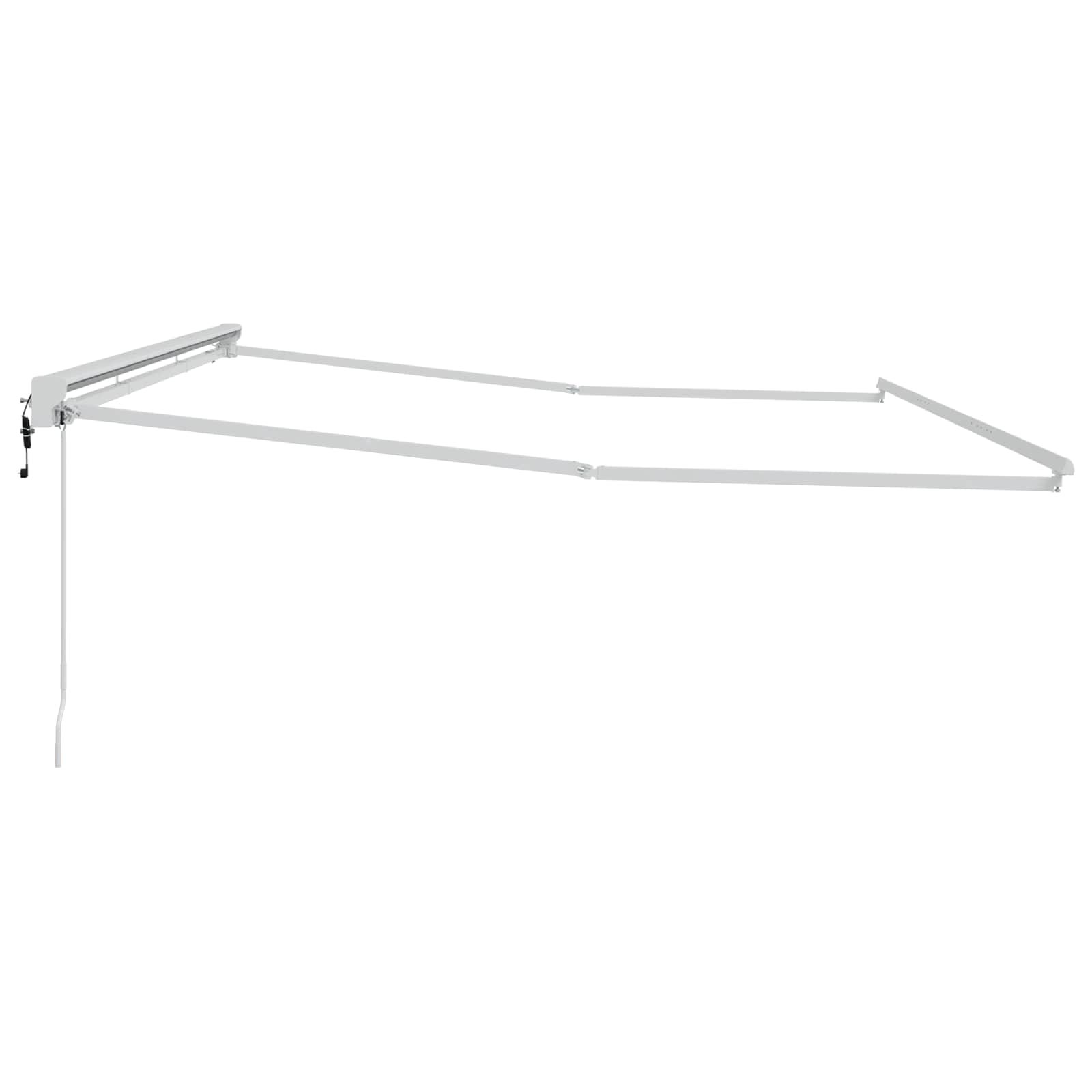 Električni sklopivi okvir tende Podesiva Bijeli 5 x 3 m Čelik