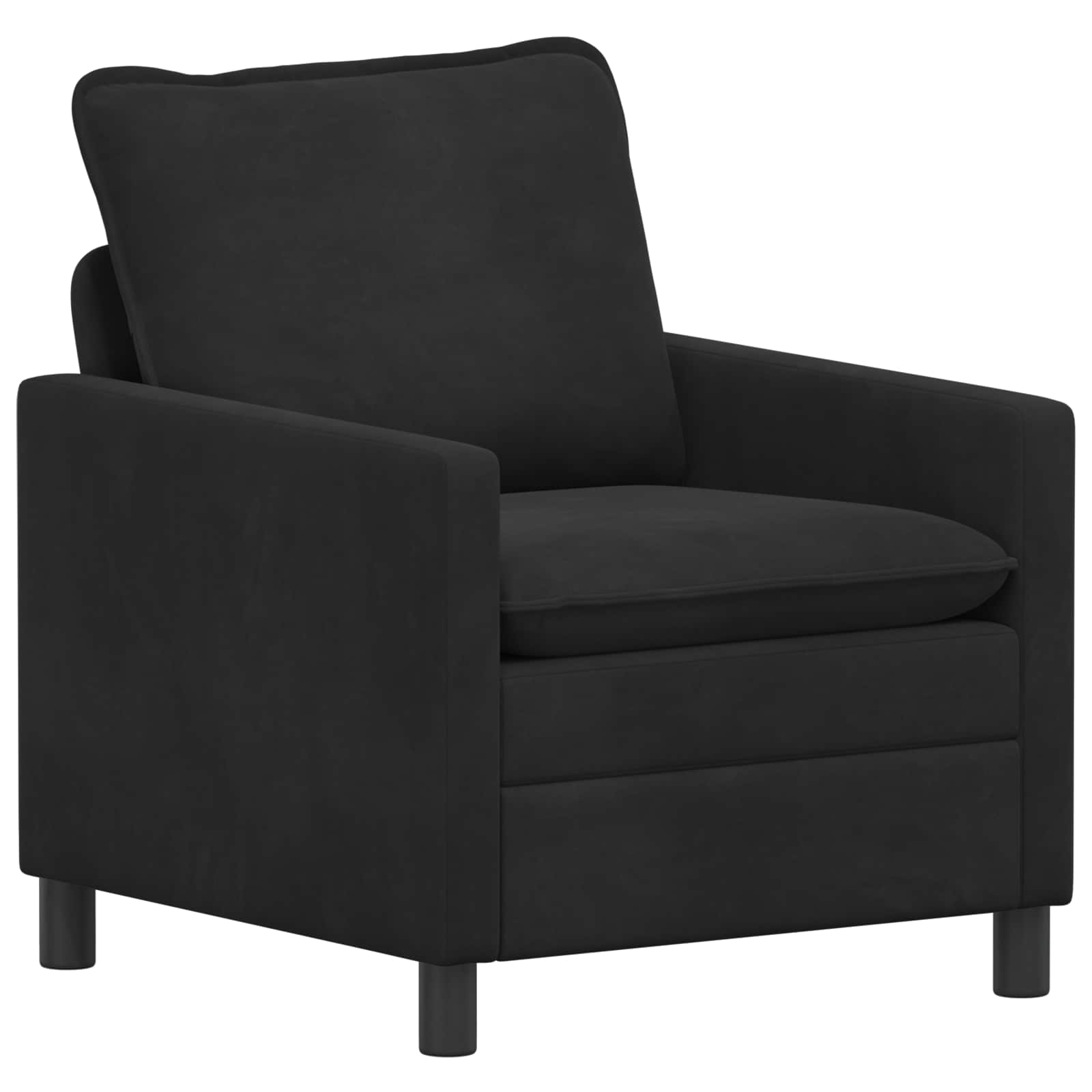 Sofa Crna 76 x 81 x 87,5 cm Baršun