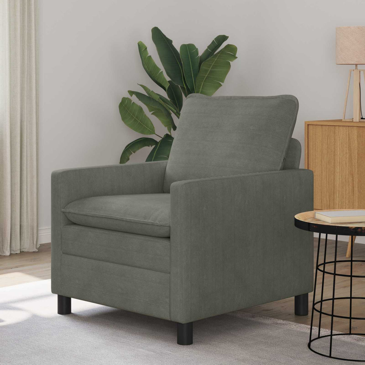 Sofa Svjetlosiva 76 x 81 x 87,5 cm Tkanina