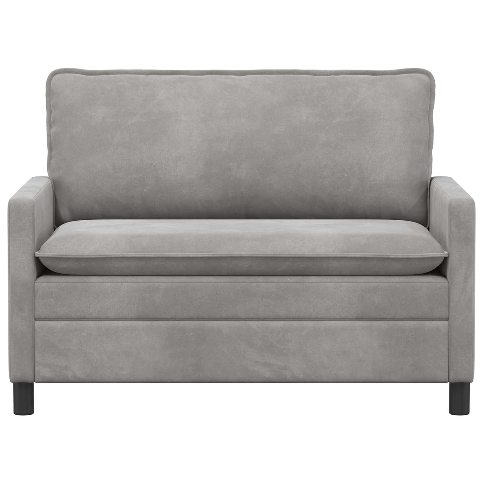 Sofa Svjetlosiva 126 x 81 x 87,5 cm Baršun
