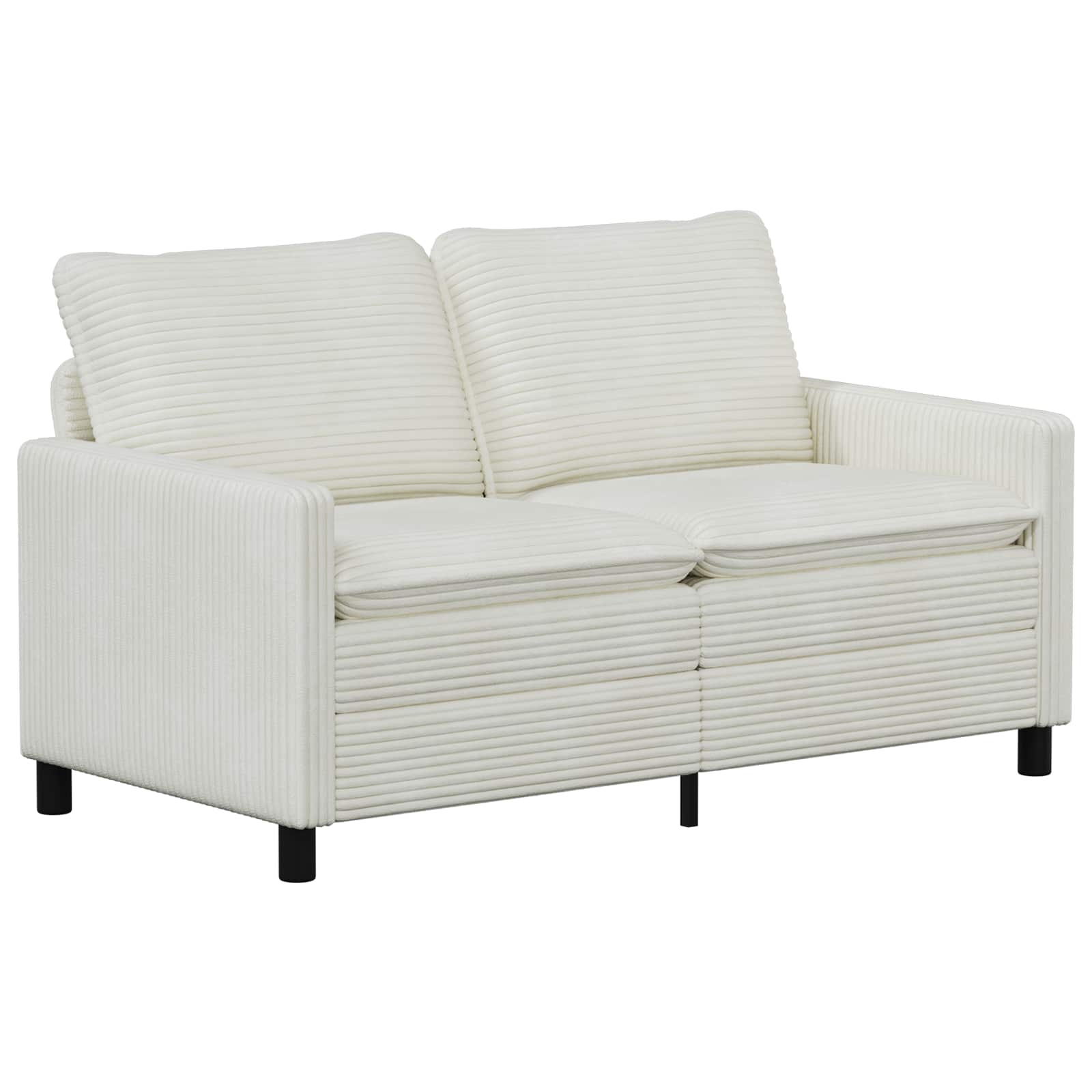 Sofa Krem 156 x 81 x 87,5 cm Poliester