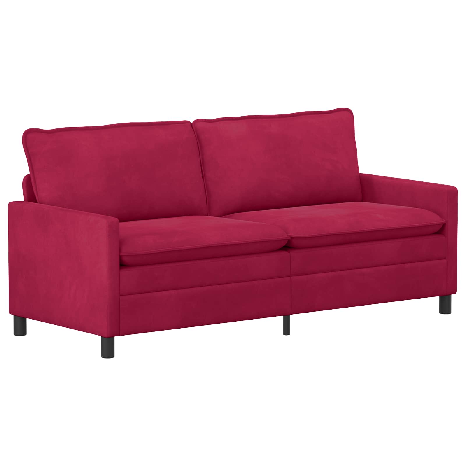 Sofa Vinska crvena 196 x 81 x 87,5 cm Baršun